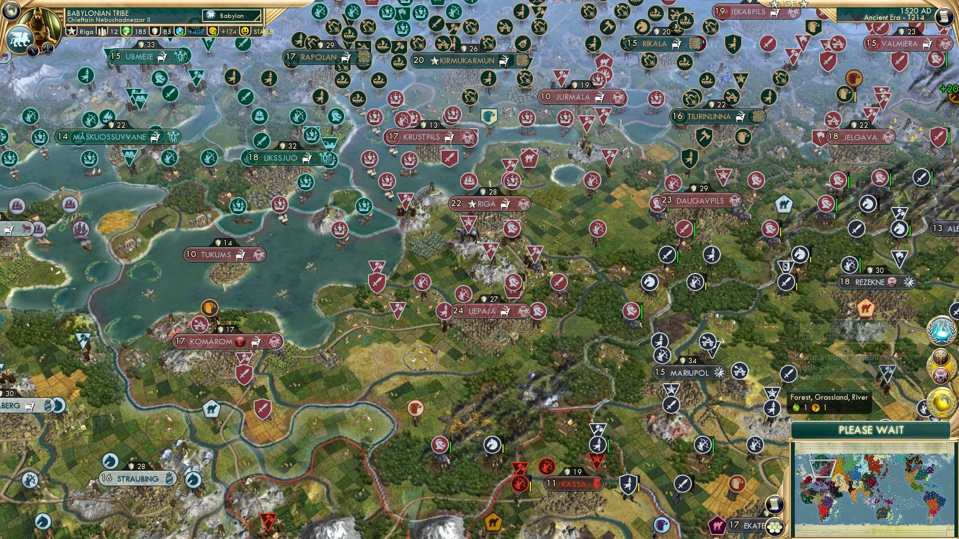 CBR In-Game Screenshot of Latvia still Lit