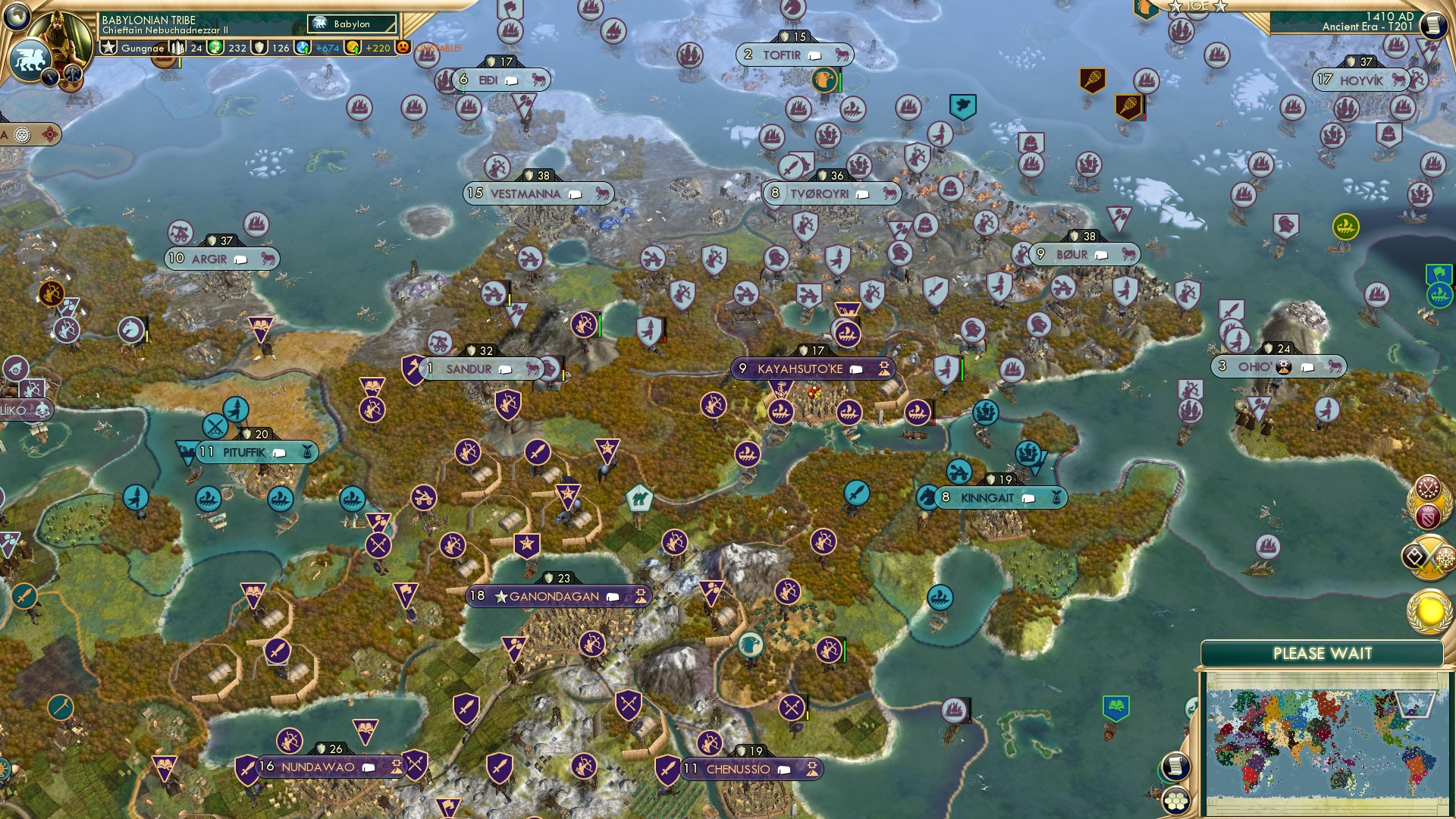 CBR In-Game Screenshot of Army from the North