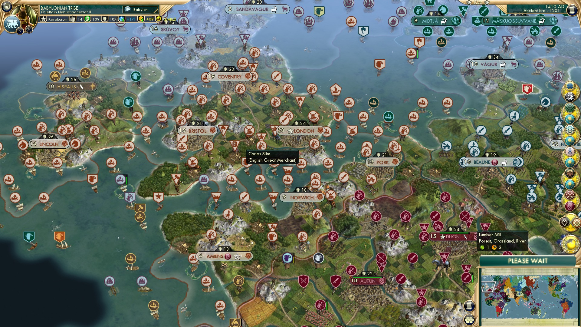 CBR In-Game Screenshot of England