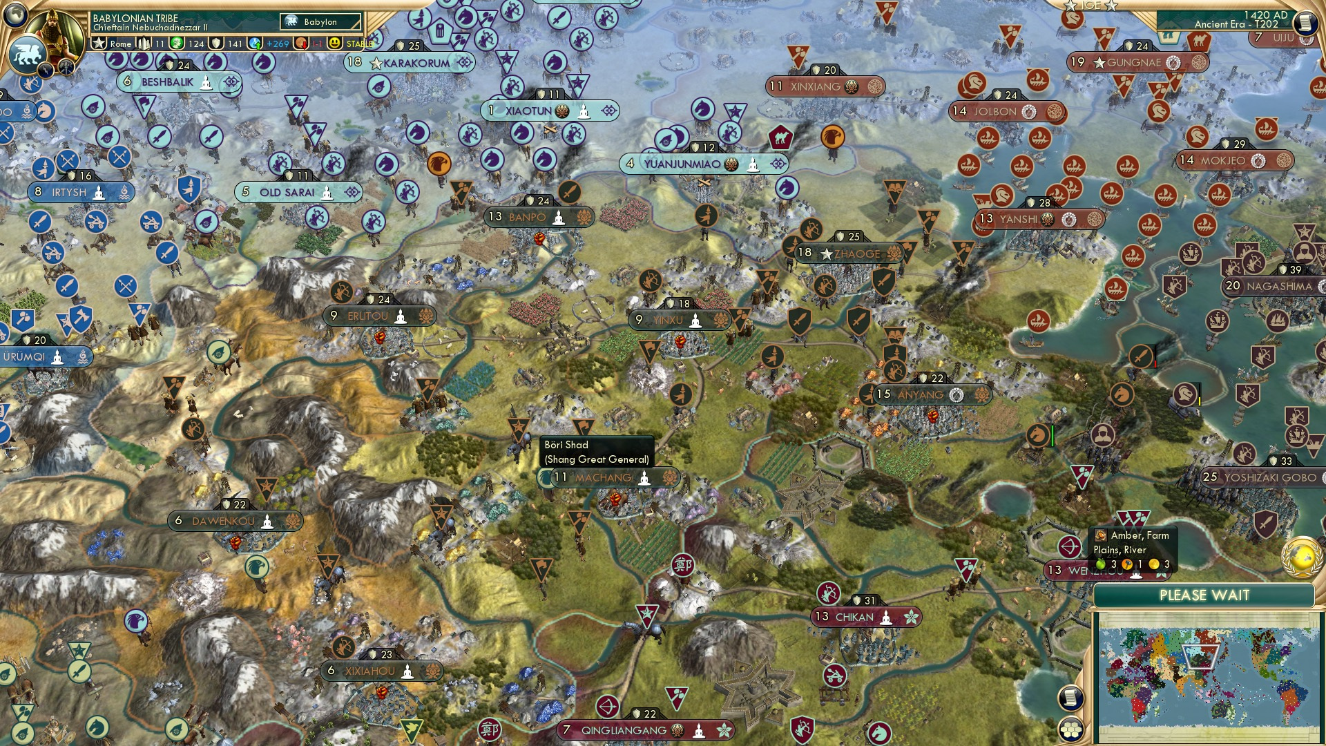 CBR In-Game Screenshot of Sad Shang