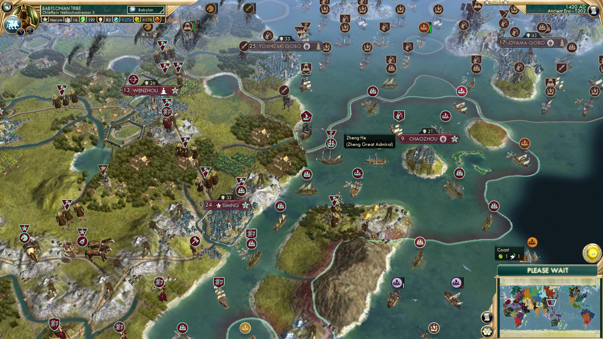 CBR In-Game Screenshot of Zheng He’s Most Aggressive Voyages Yet