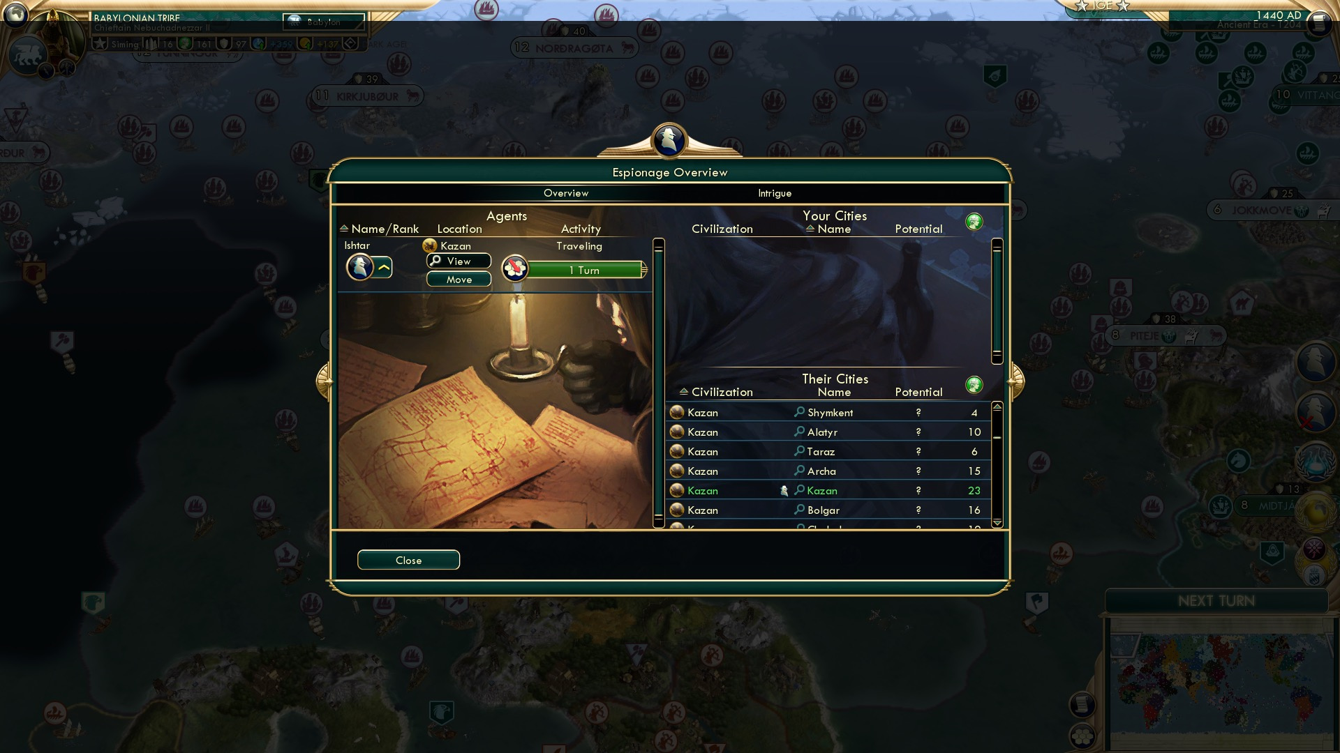 CBR In-Game Screenshot of Ishtar Packs up Pt2