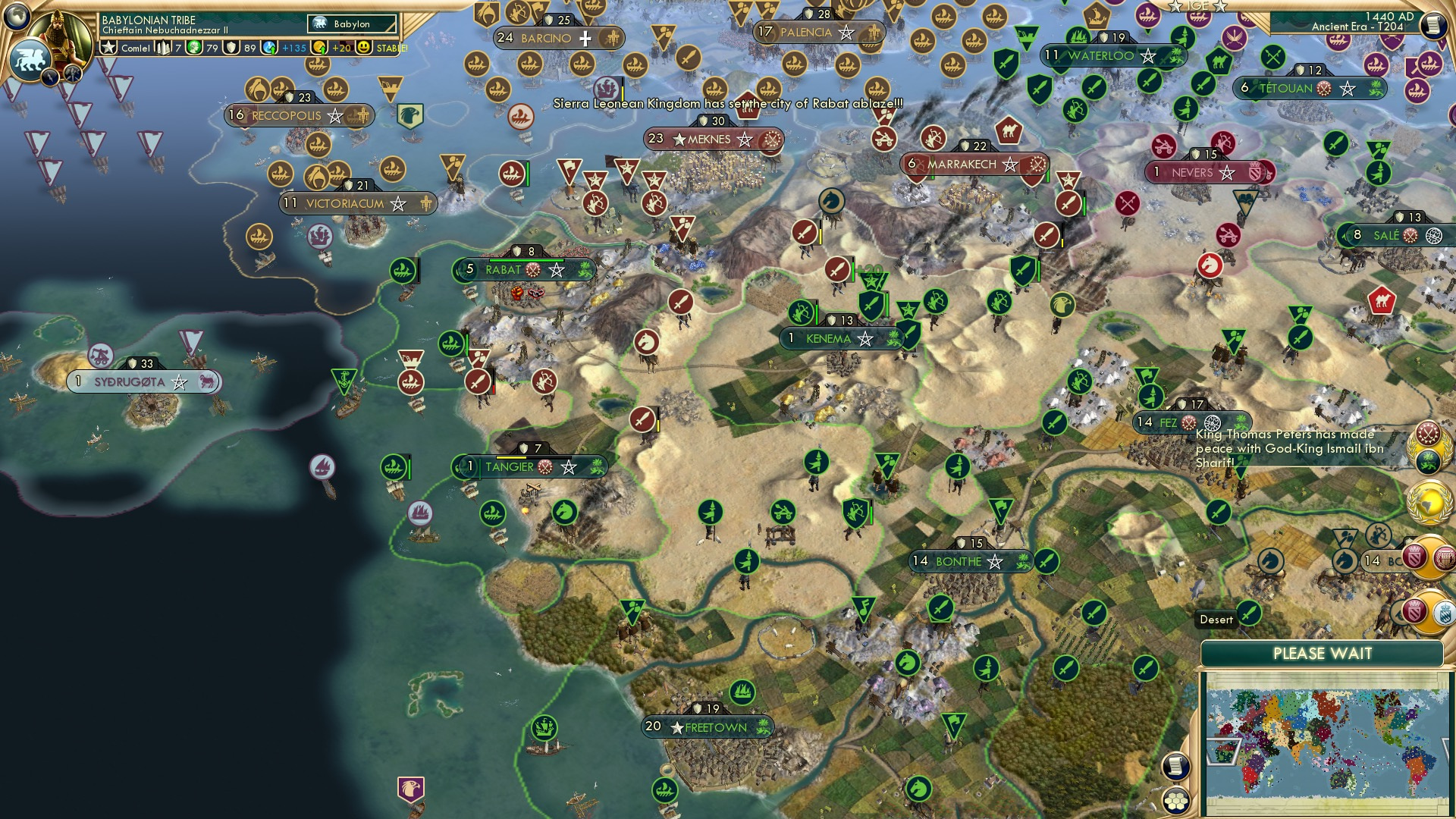 CBR In-Game Screenshot of Glory to Sierra Leone!