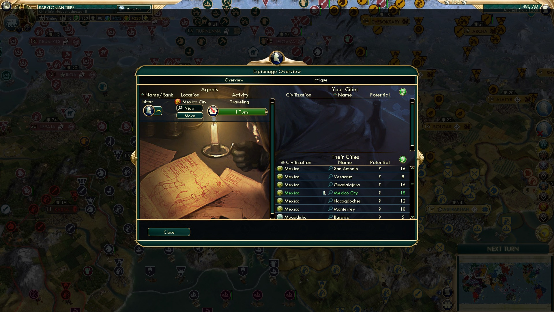 CBR In-Game Screenshot of Ishtar Packs up, Pt3