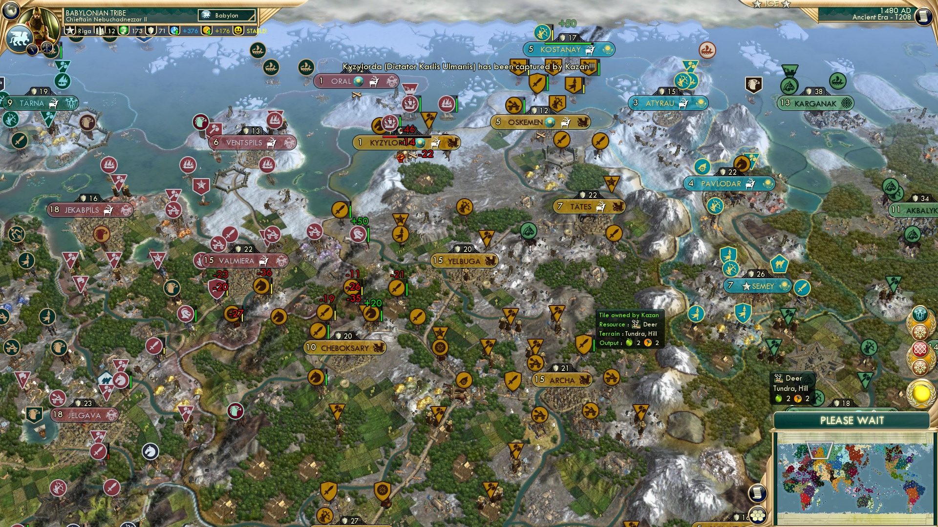 CBR In-Game Screenshot of White Sea Win