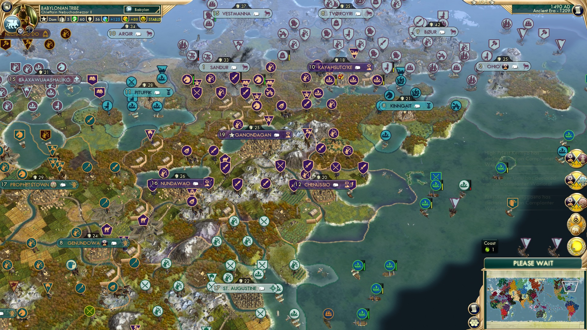 CBR In-Game Screenshot of Seneca Shadowboxing