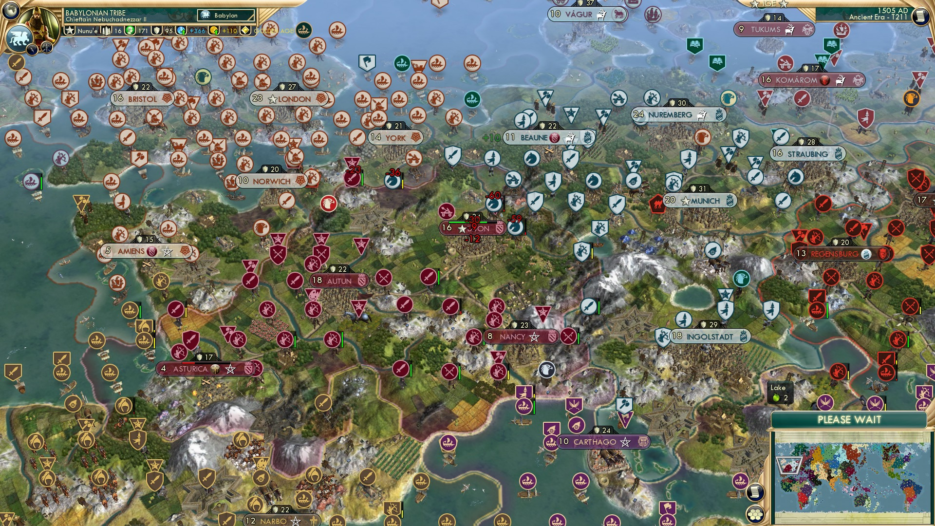 CBR In-Game Screenshot of Burgundian Beril