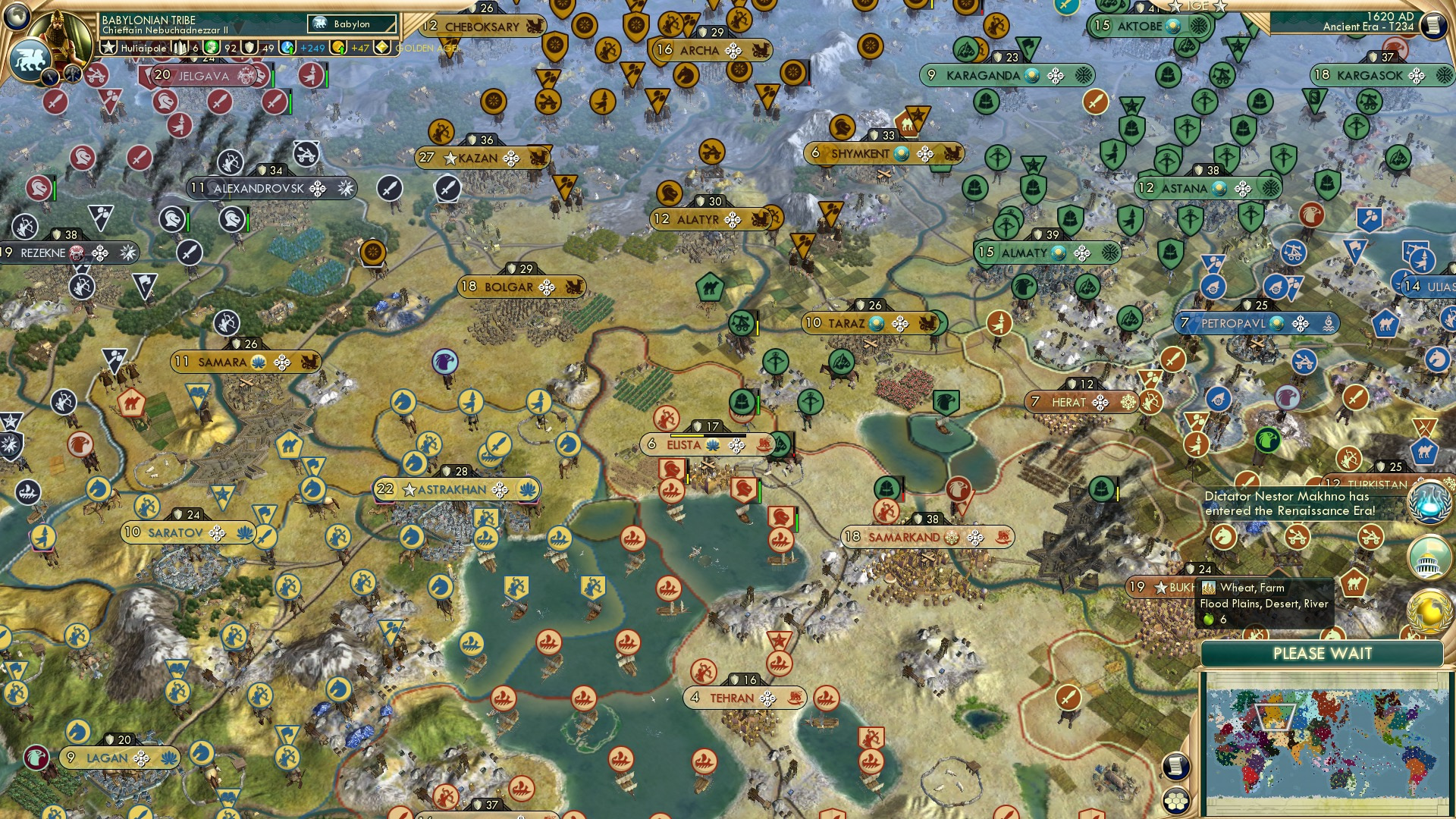 CBR In-Game Screenshot of Unexpected Gains