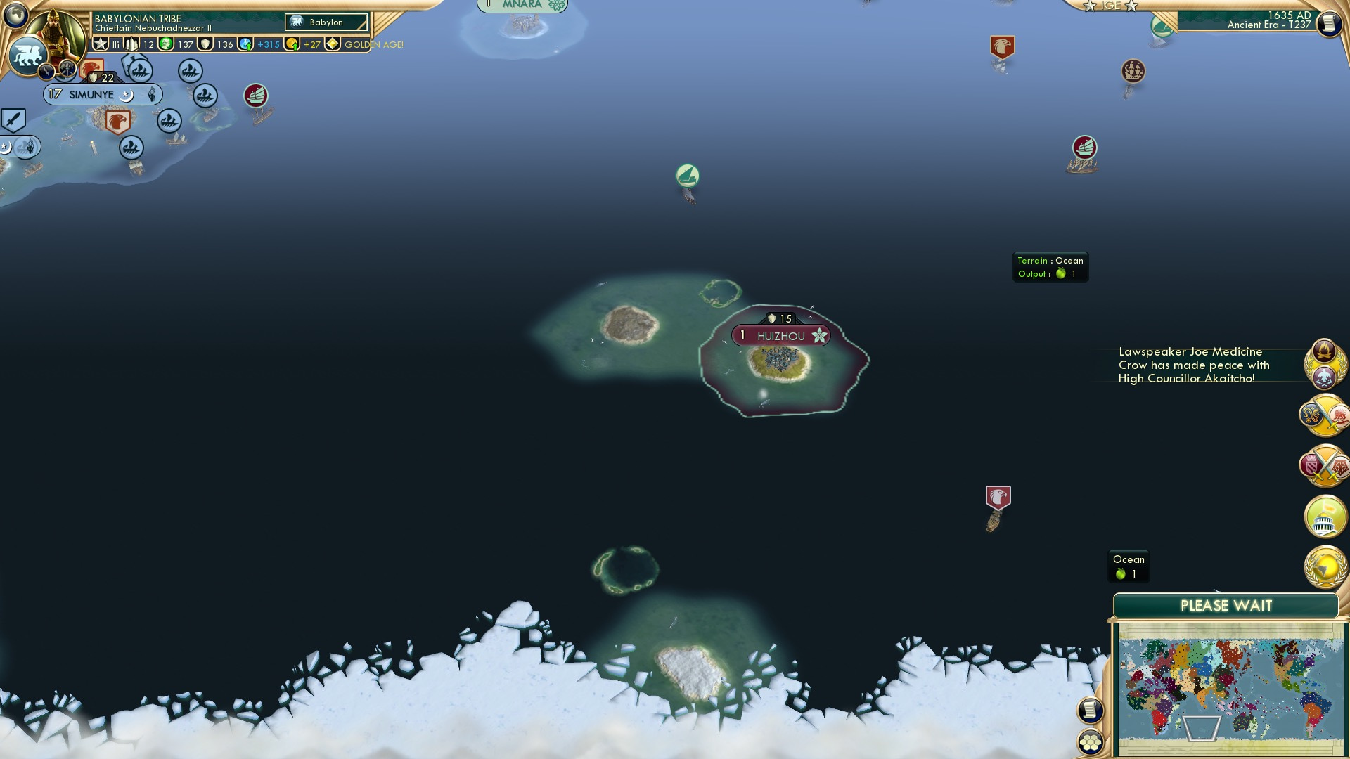 CBR In-Game Screenshot of News Travels Fast