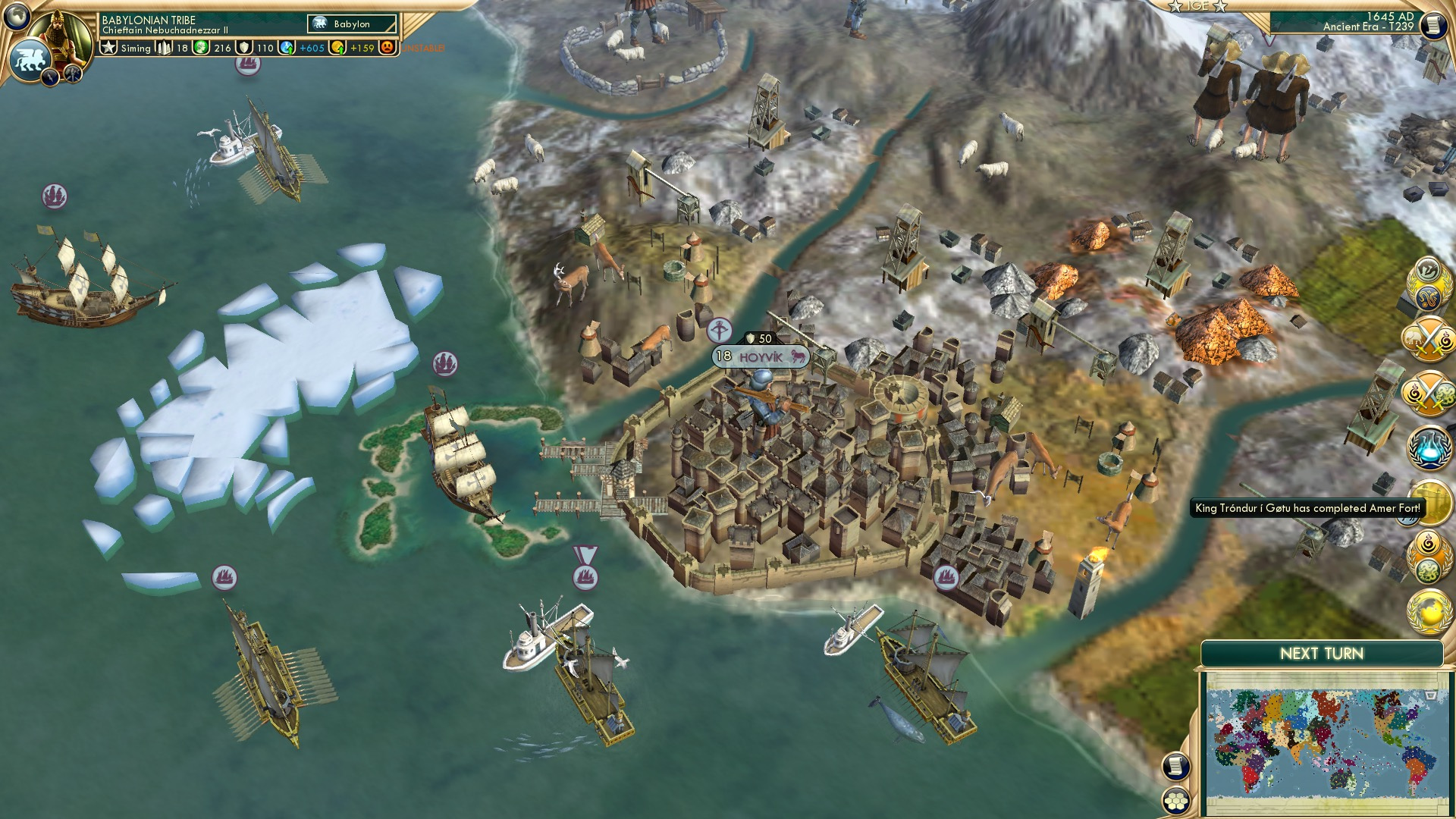 CBR In-Game Screenshot of A Fort Fit For A King