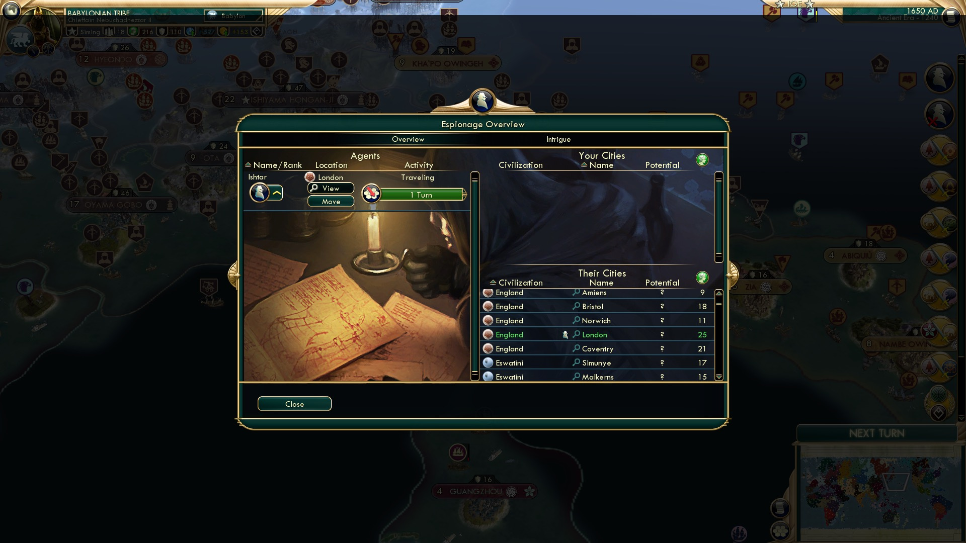 CBR In-Game Screenshot of London Calling