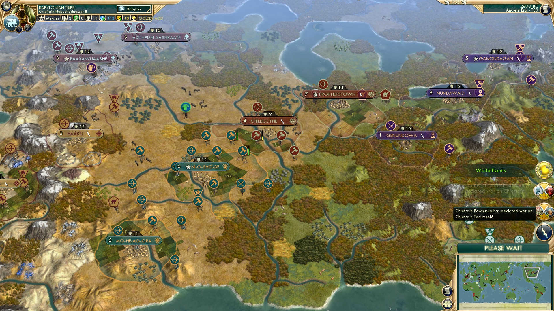 CBR In-Game Screenshot of The Great Plain War