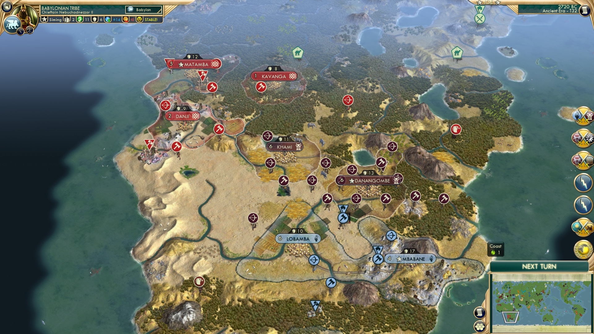 CBR In-Game Screenshot of I Bless the Wars Down in Africa