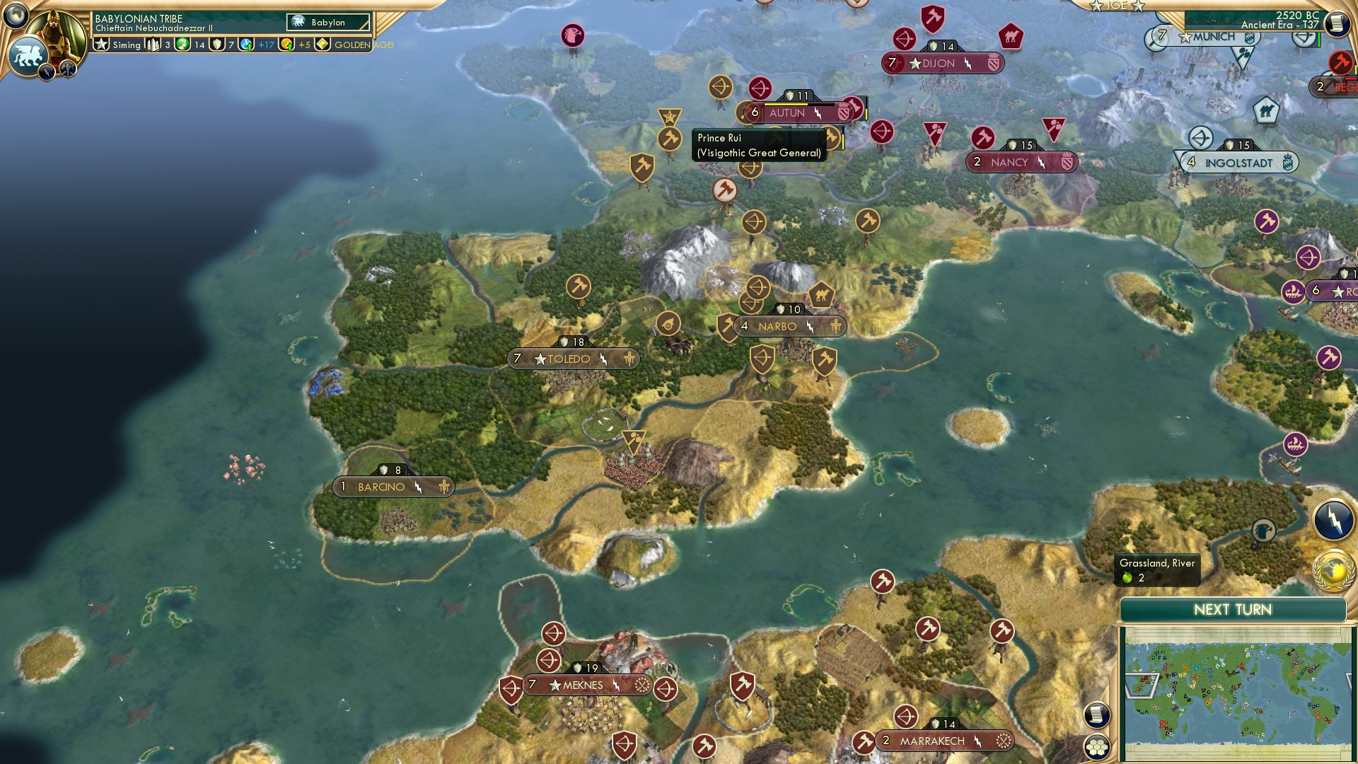 CBR In-Game Screenshot of Autun Baby