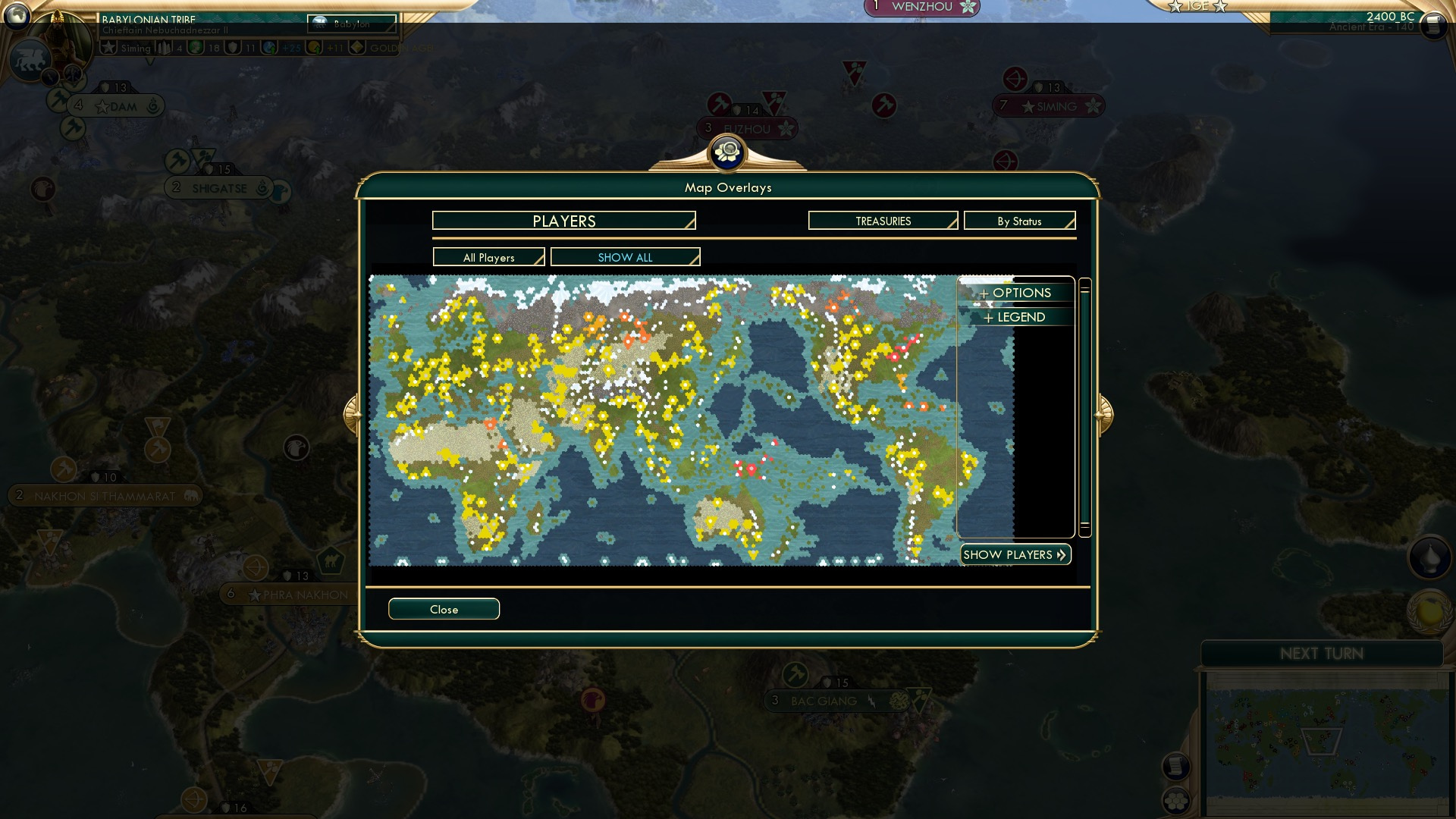 CBR In-Game Screenshot of World Map, Part 3