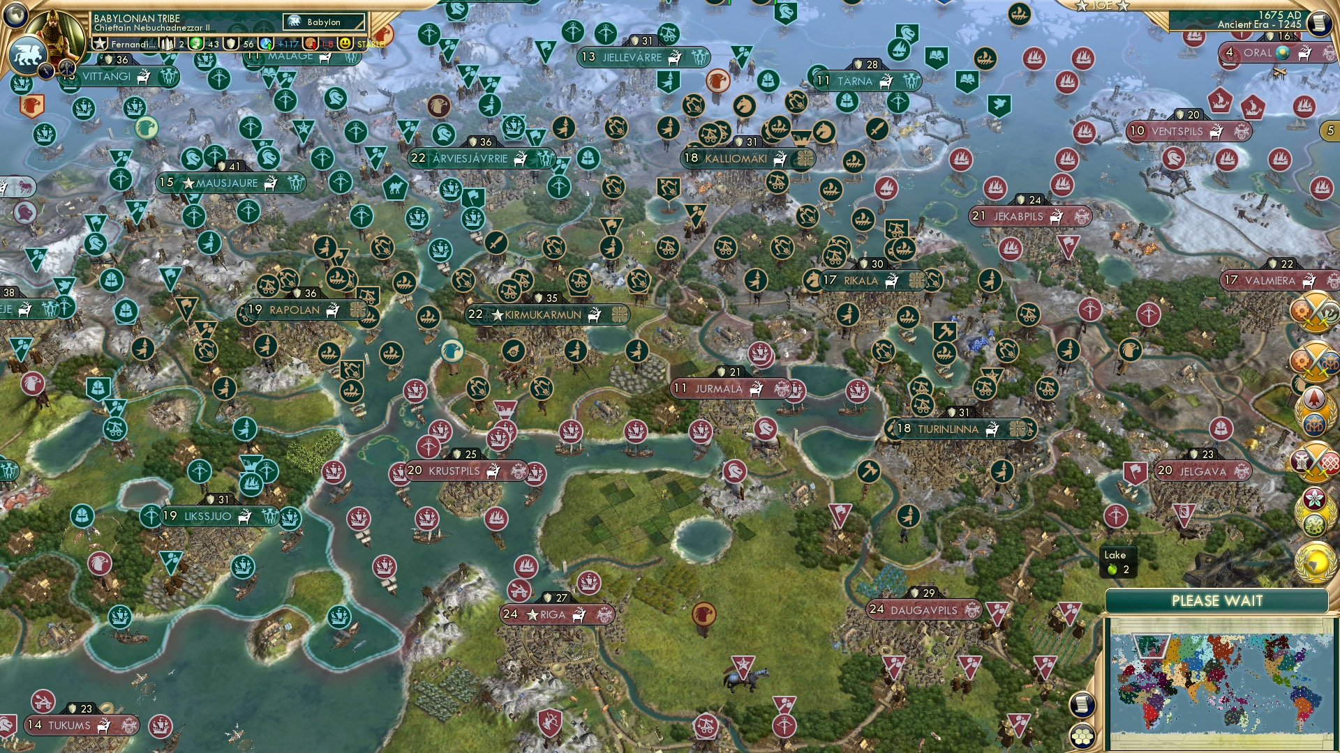 CBR In-Game Screenshot of Meanwhile, Clear Across the Map…