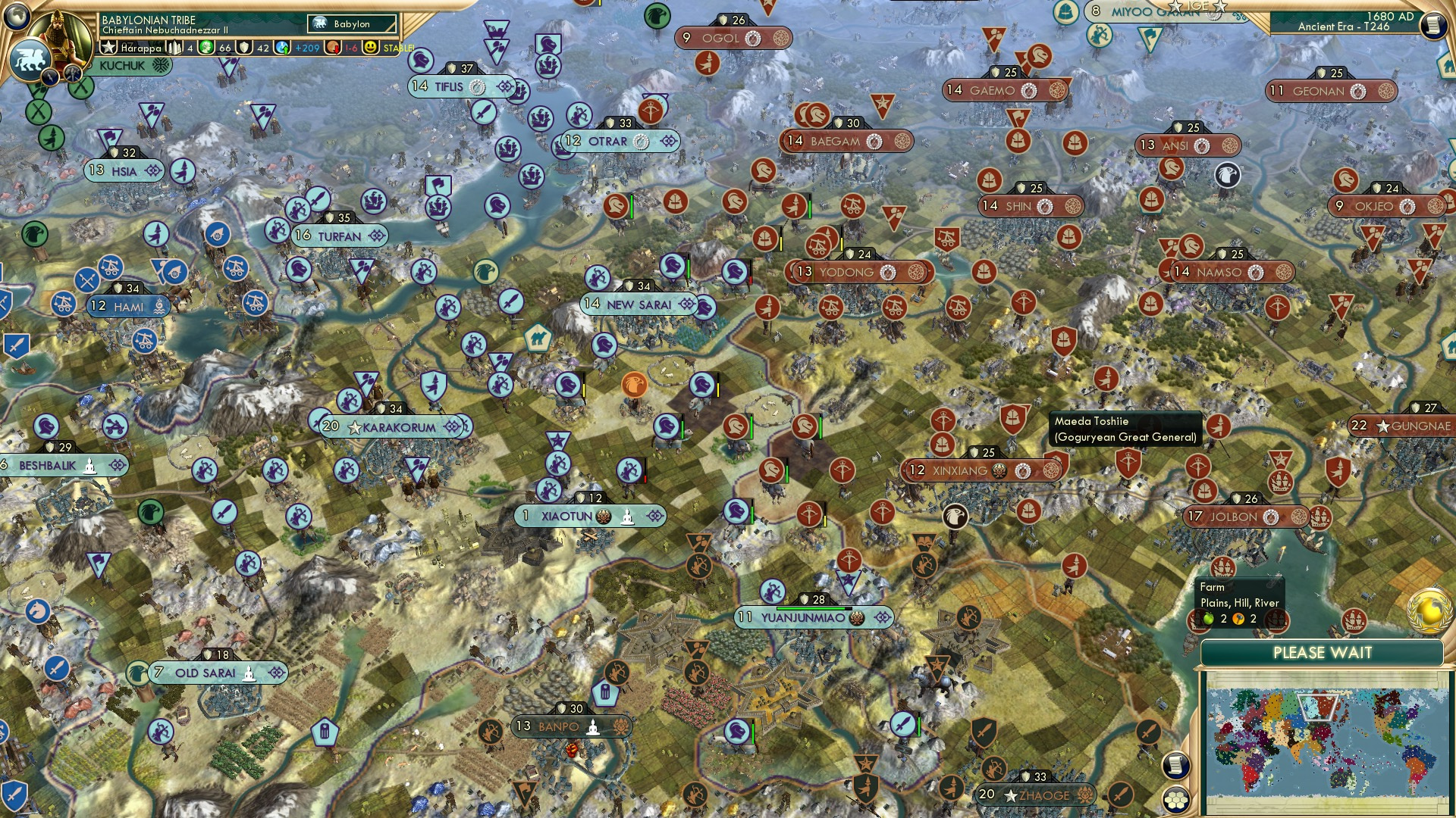 CBR In-Game Screenshot of Slightly Different Horse Lords