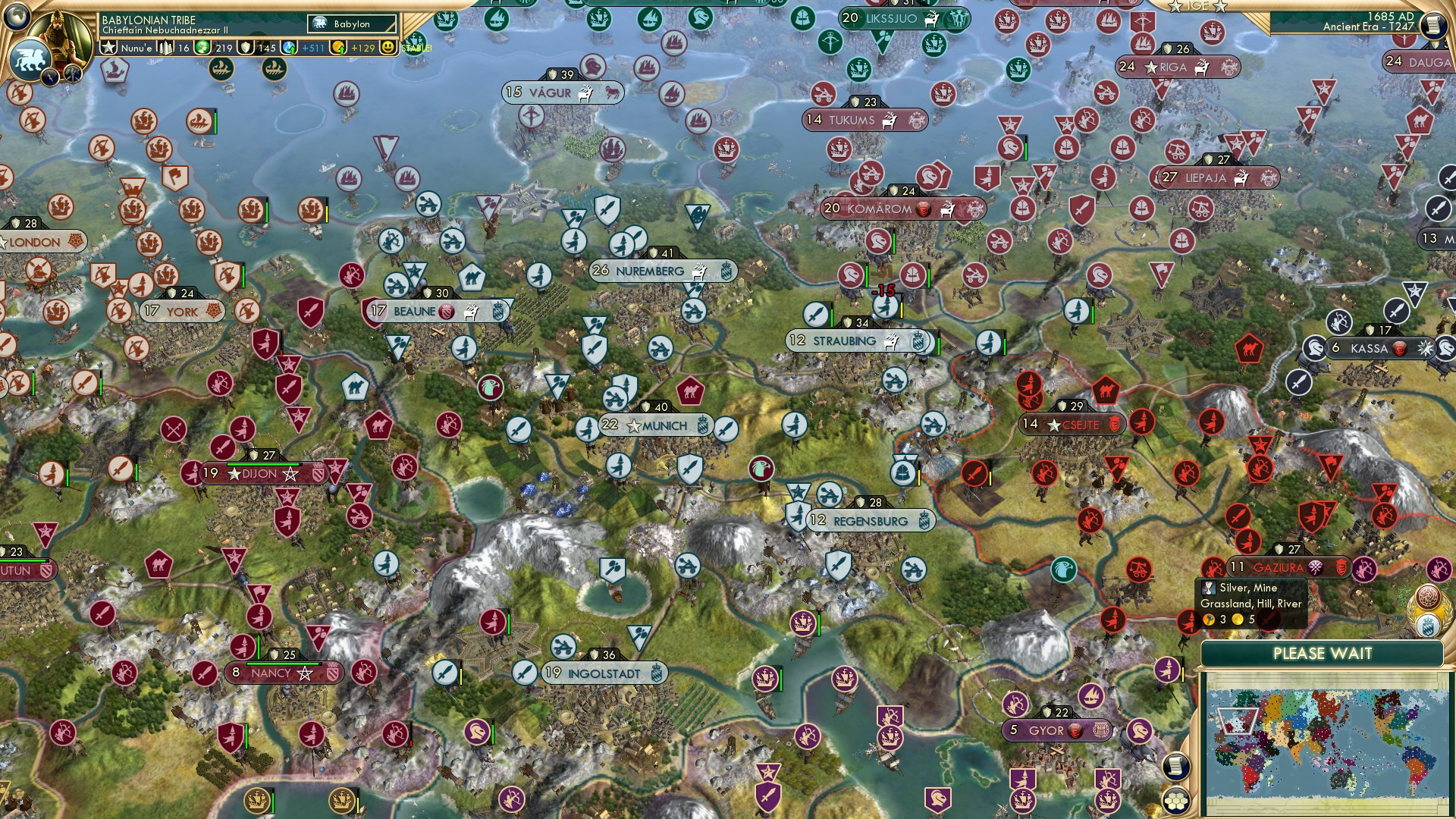 CBR In-Game Screenshot of Clowns to the Left of Me, Vampires to the Right