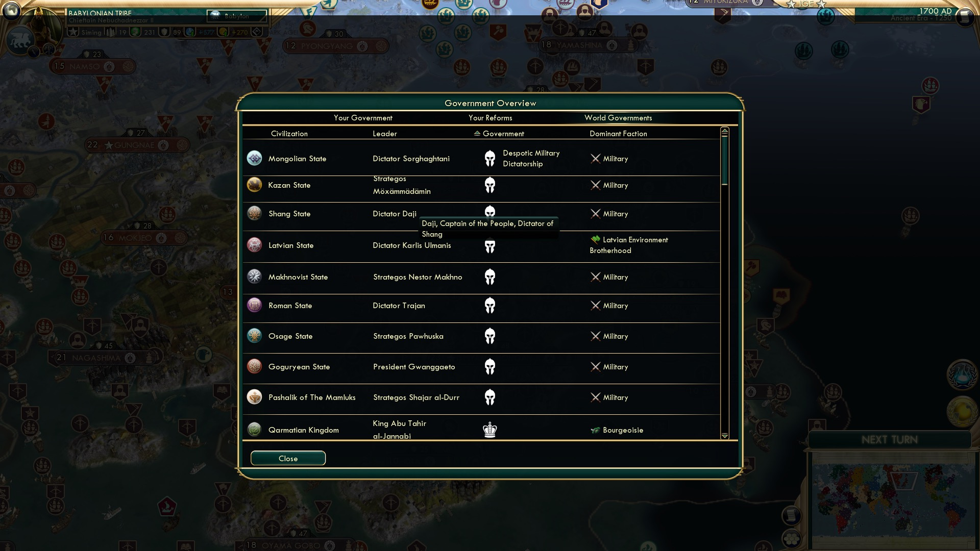 CBR In-Game Screenshot of Dang Gub’mint