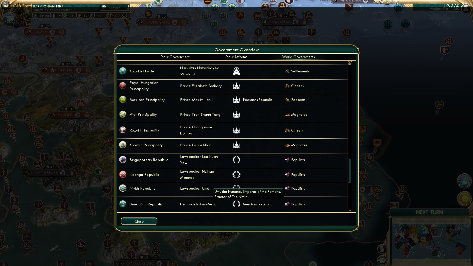 CBR In-Game Screenshot of 50