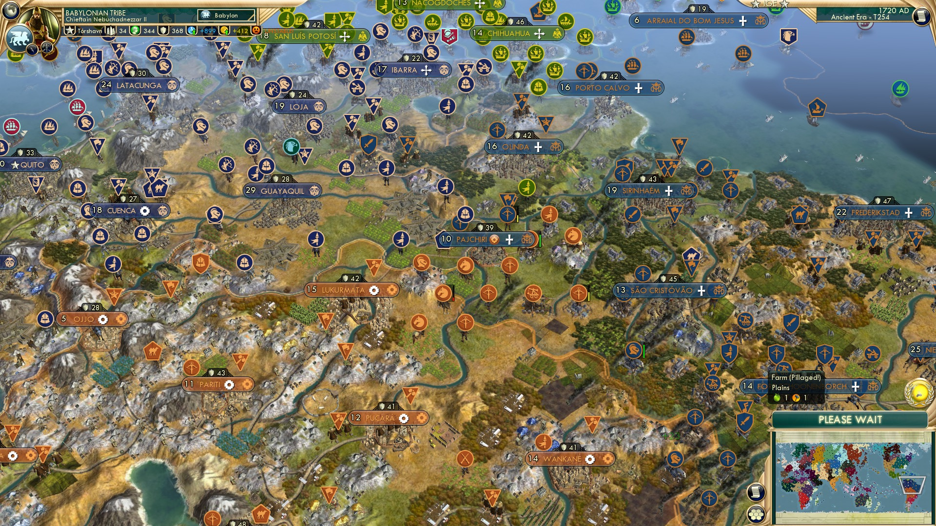 CBR In-Game Screenshot of Meanwhile, in South America…