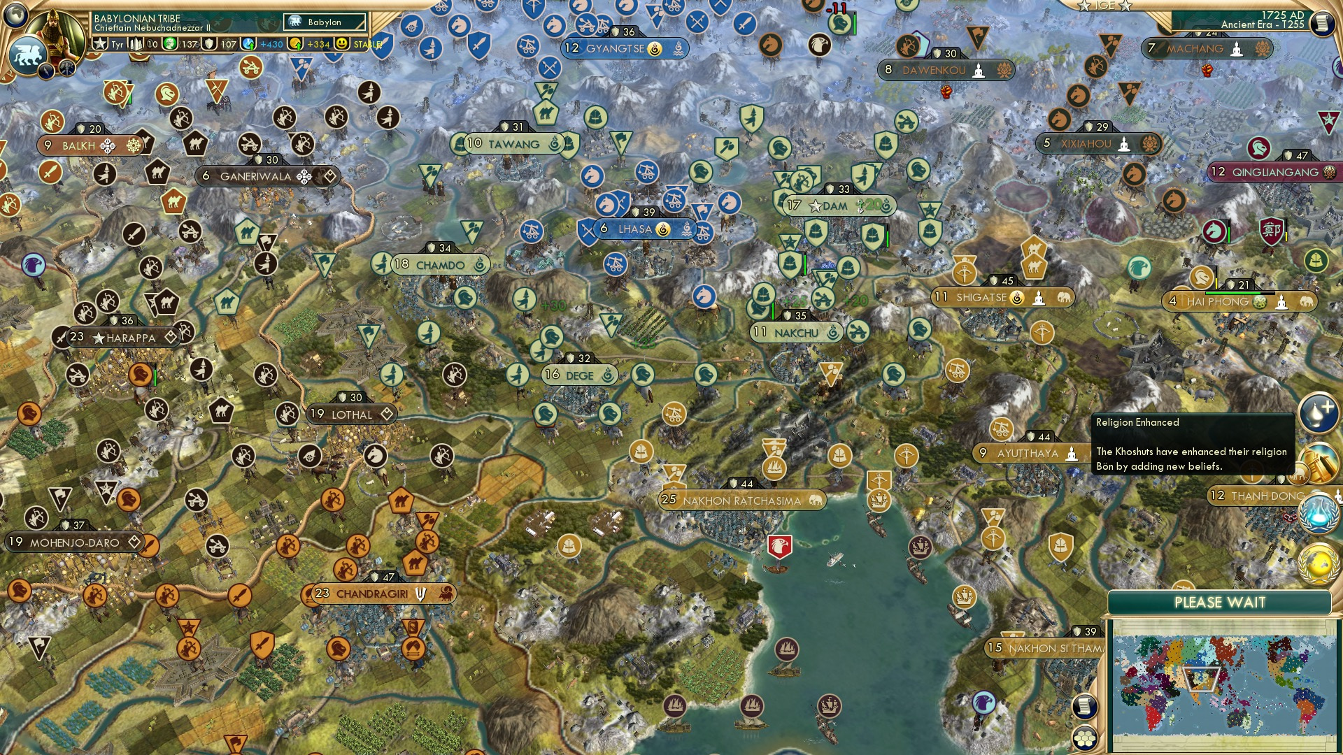 CBR In-Game Screenshot of Renaissance and Enlightenment