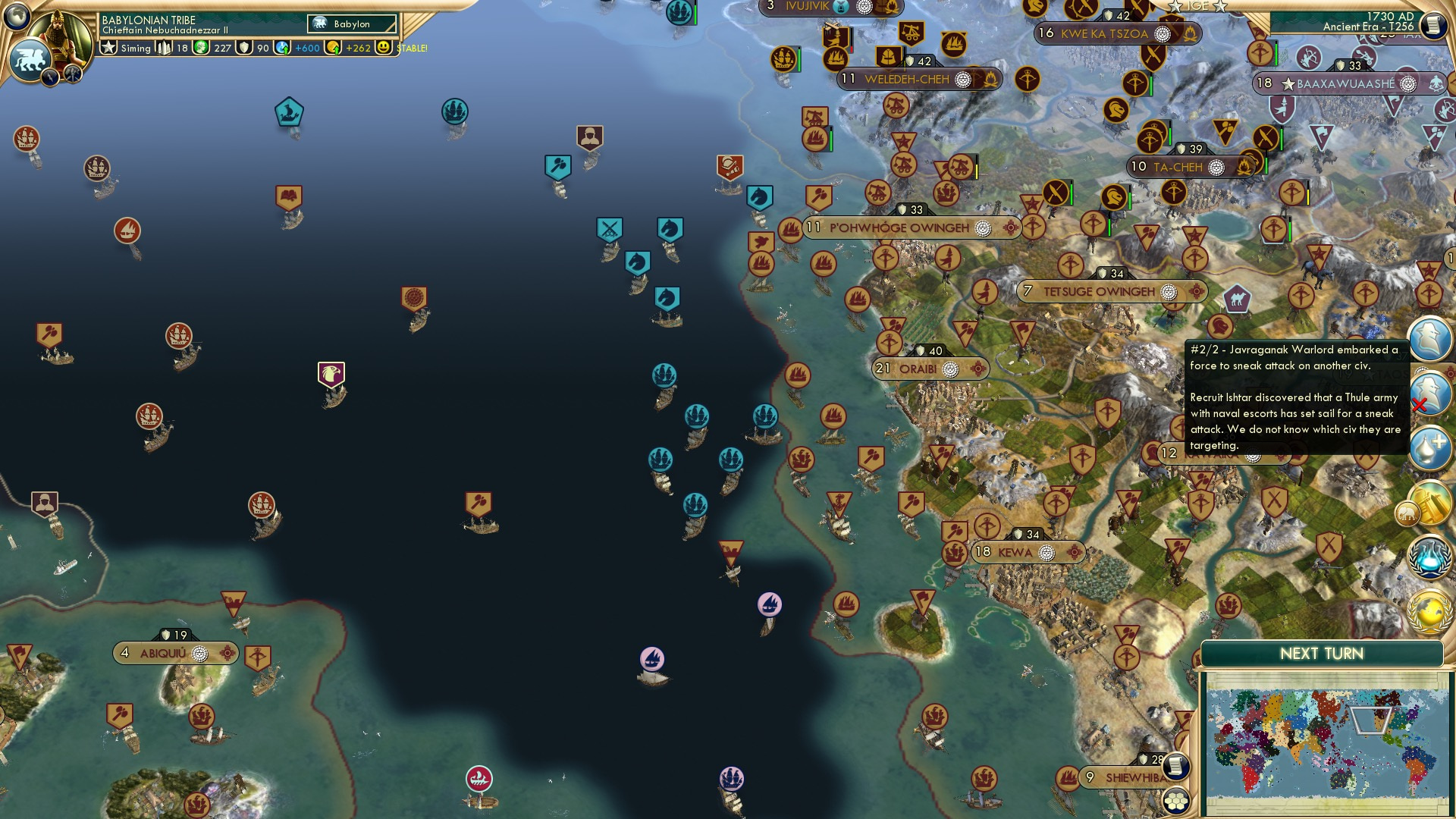 CBR In-Game Screenshot of Ships in the night