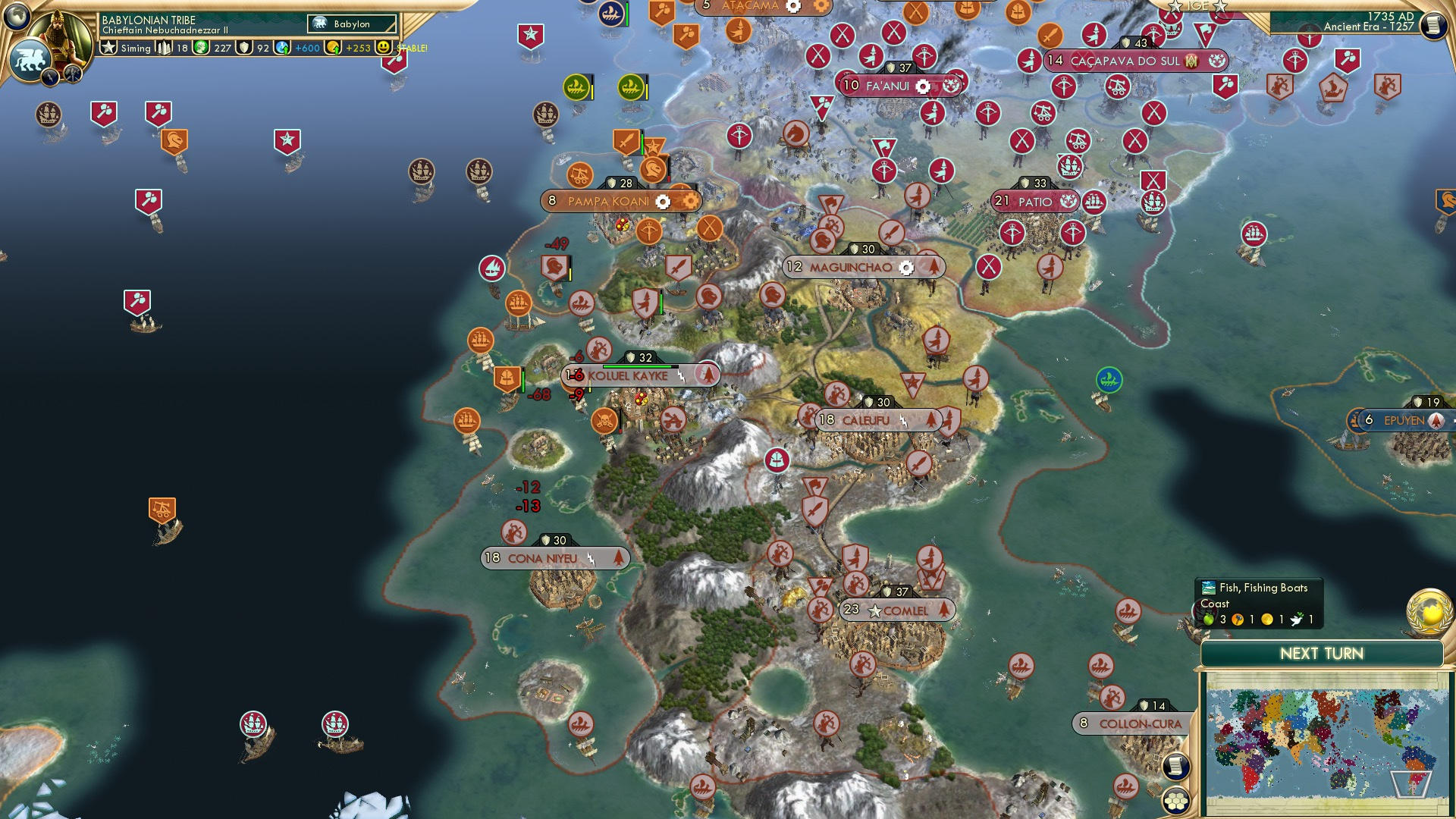 CBR In-Game Screenshot of Getting colder…