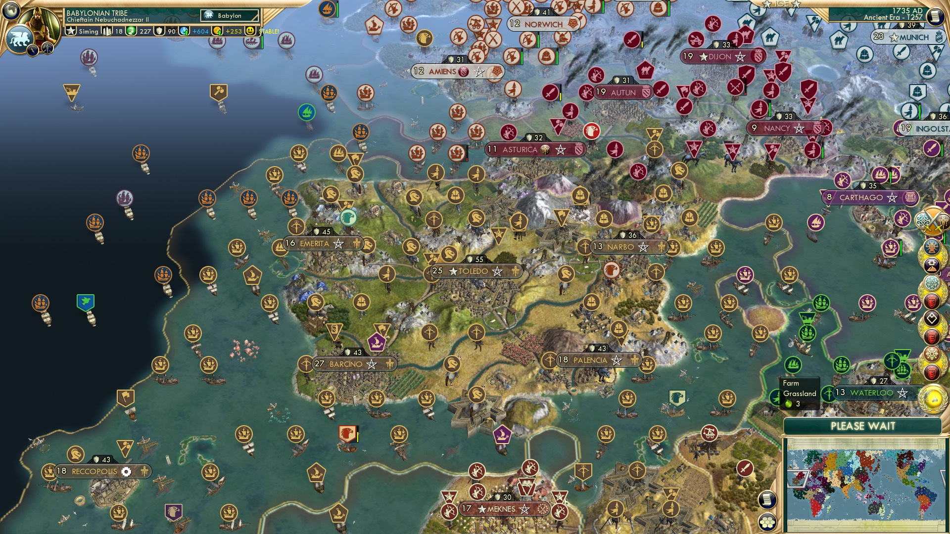 CBR In-Game Screenshot of Scout-con Iberia 1735