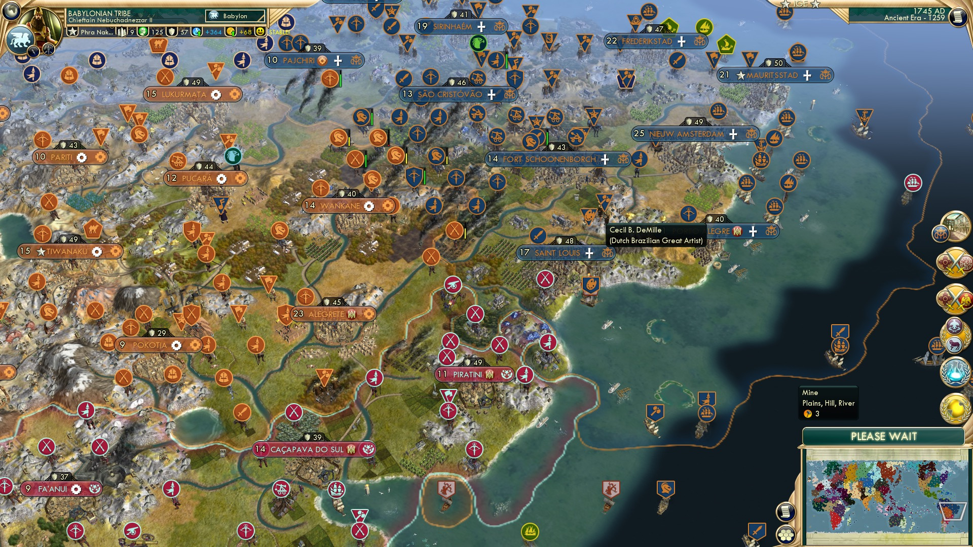 CBR In-Game Screenshot of Nothing rhymes with orange, but history chimes with the house of Orange.