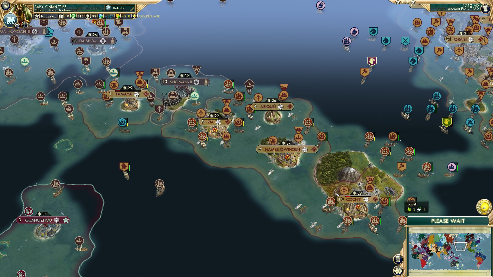 CBR In-Game Screenshot of Go-go Goguryeo Galleons!