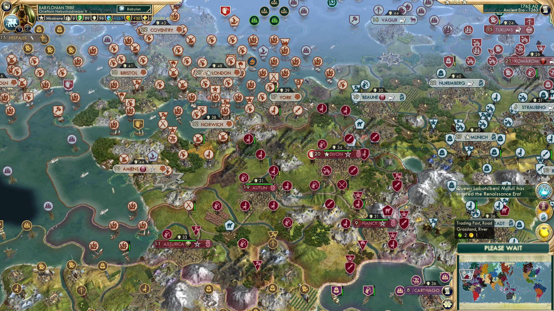 CBR In-Game Screenshot of Fairly quiet on the Western European Front