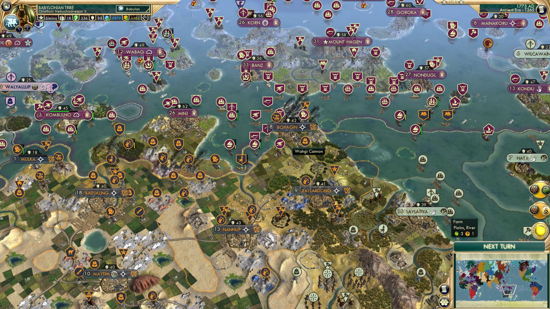 CBR In-Game Screenshot of Noongar world order 4 lyf