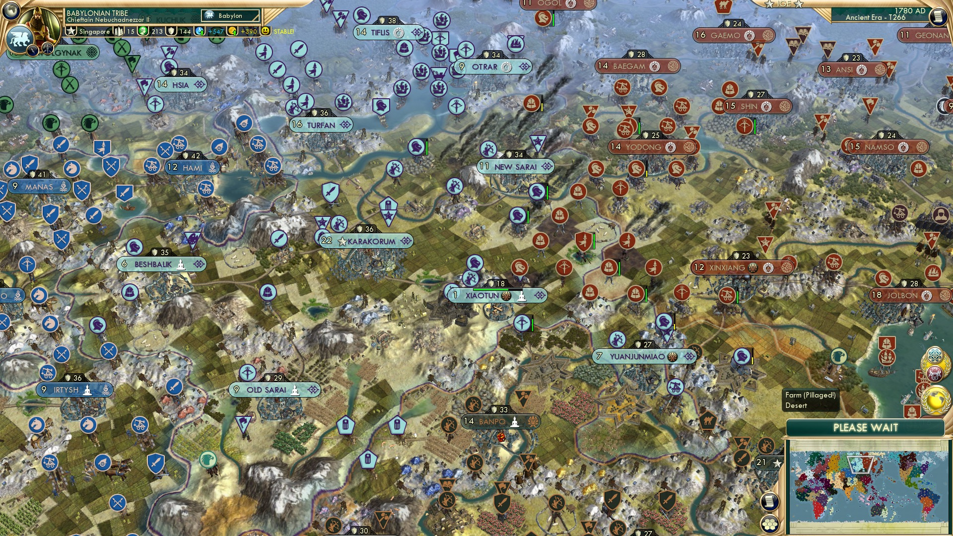 CBR In-Game Screenshot of Go-go Goguryeo ground forces!