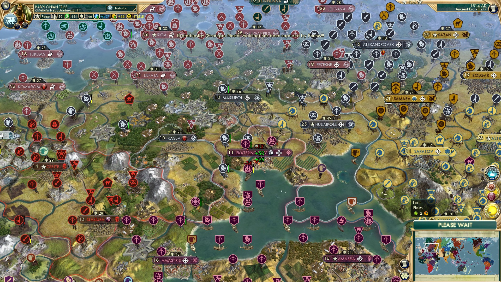 CBR In-Game Screenshot of Flight of the Makhnovists