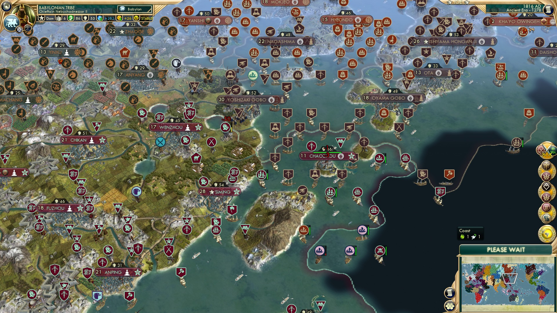 CBR In-Game Screenshot of Chaozhou Control