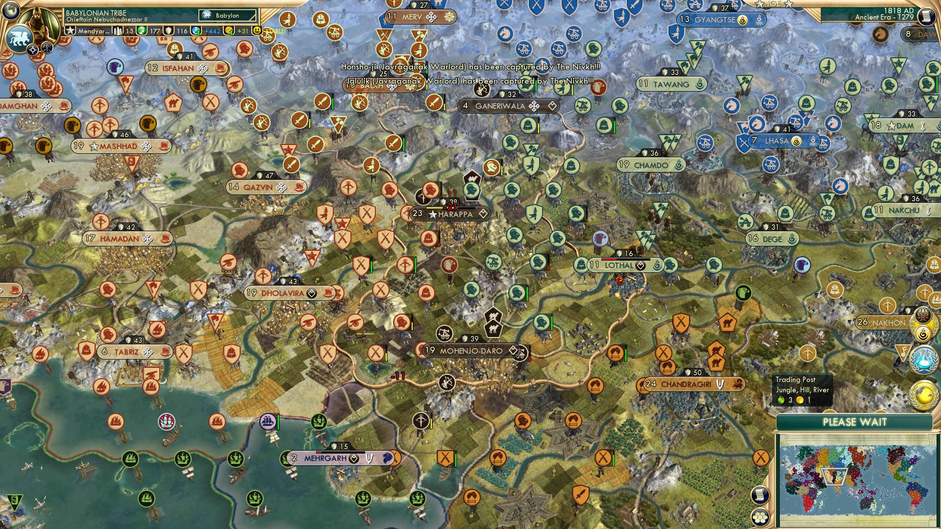 CBR In-Game Screenshot of Scramble For Harappa