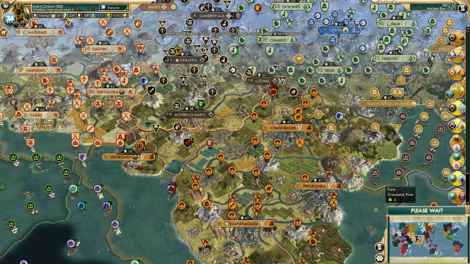 CBR In-Game Screenshot of Krishnadevaraya’s Gambit