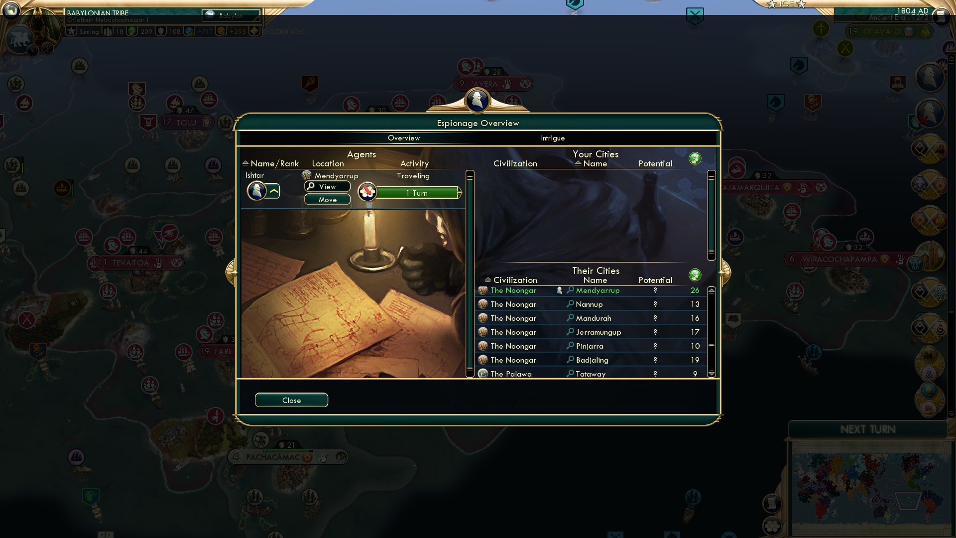 CBR In-Game Screenshot of Destination Mendyarrup