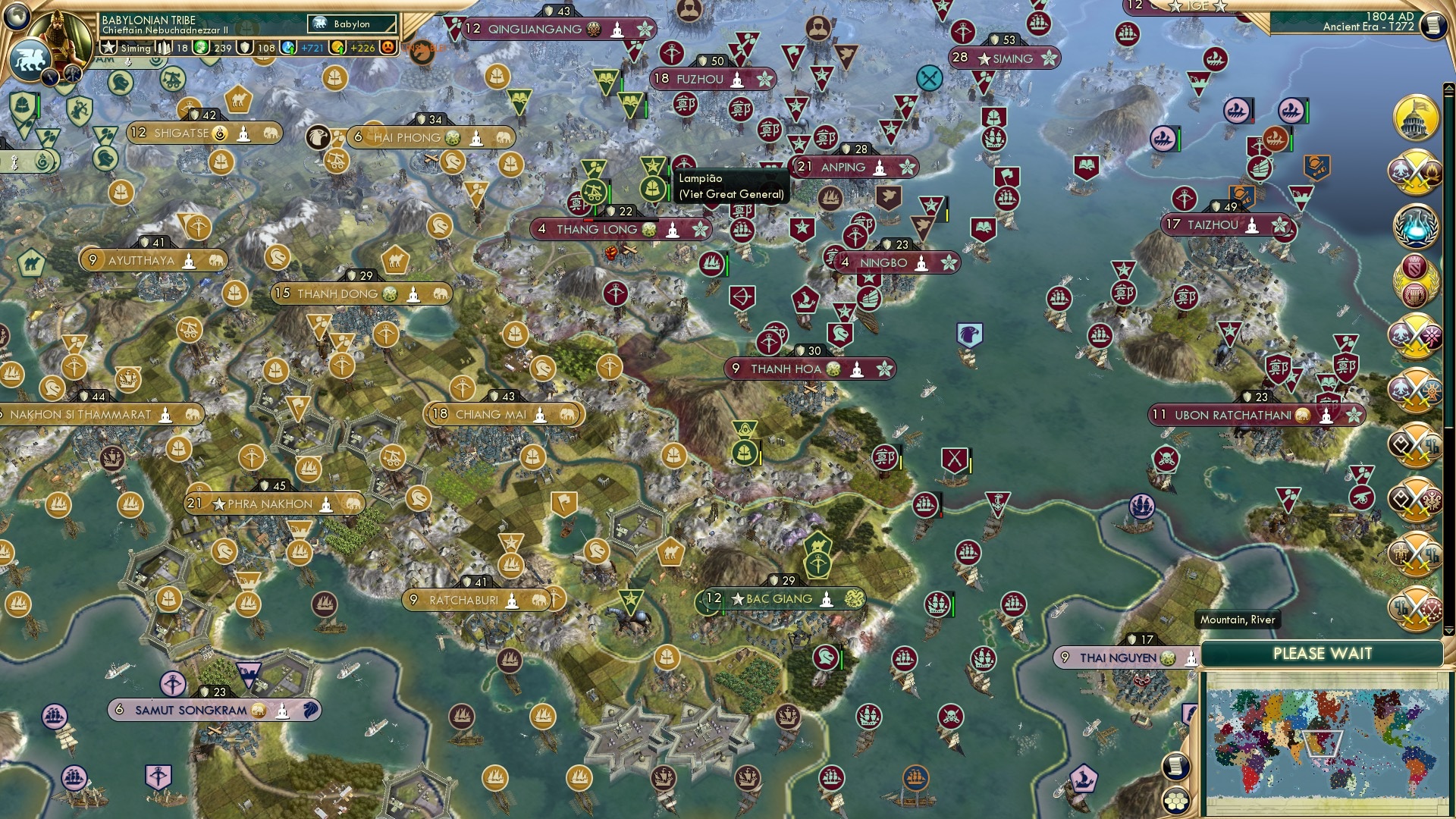 CBR In-Game Screenshot of The ‘Long’ in Thang Long Refers to -