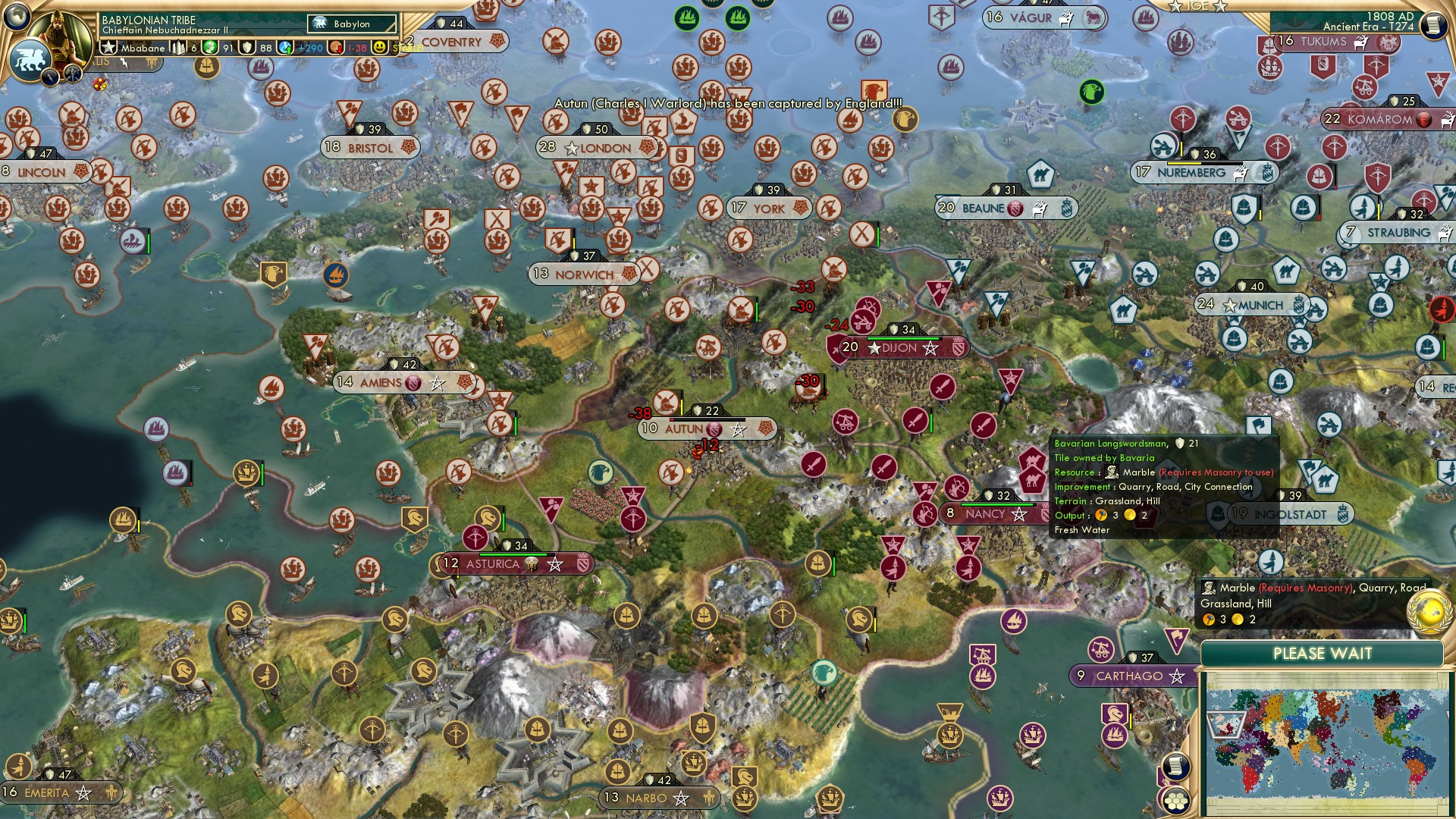 CBR In-Game Screenshot of Autun Falls