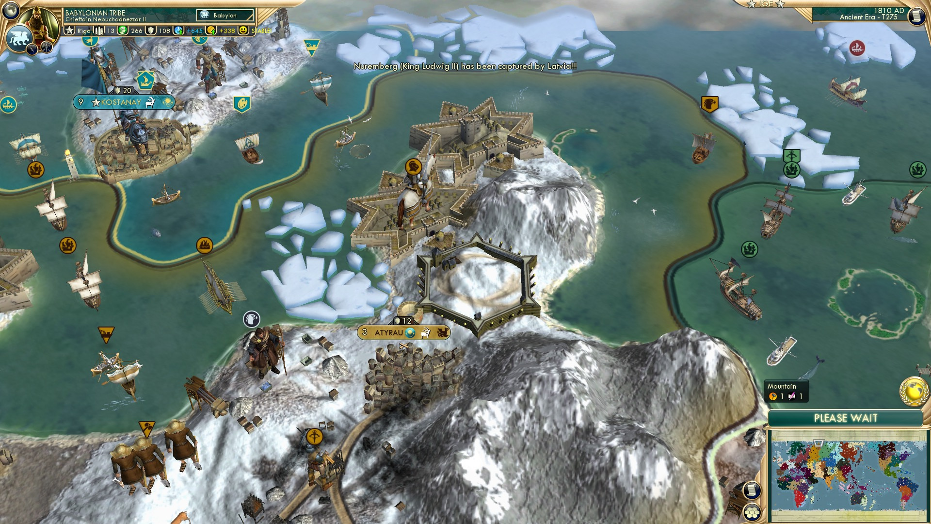 CBR In-Game Screenshot of Frozen Fortresses