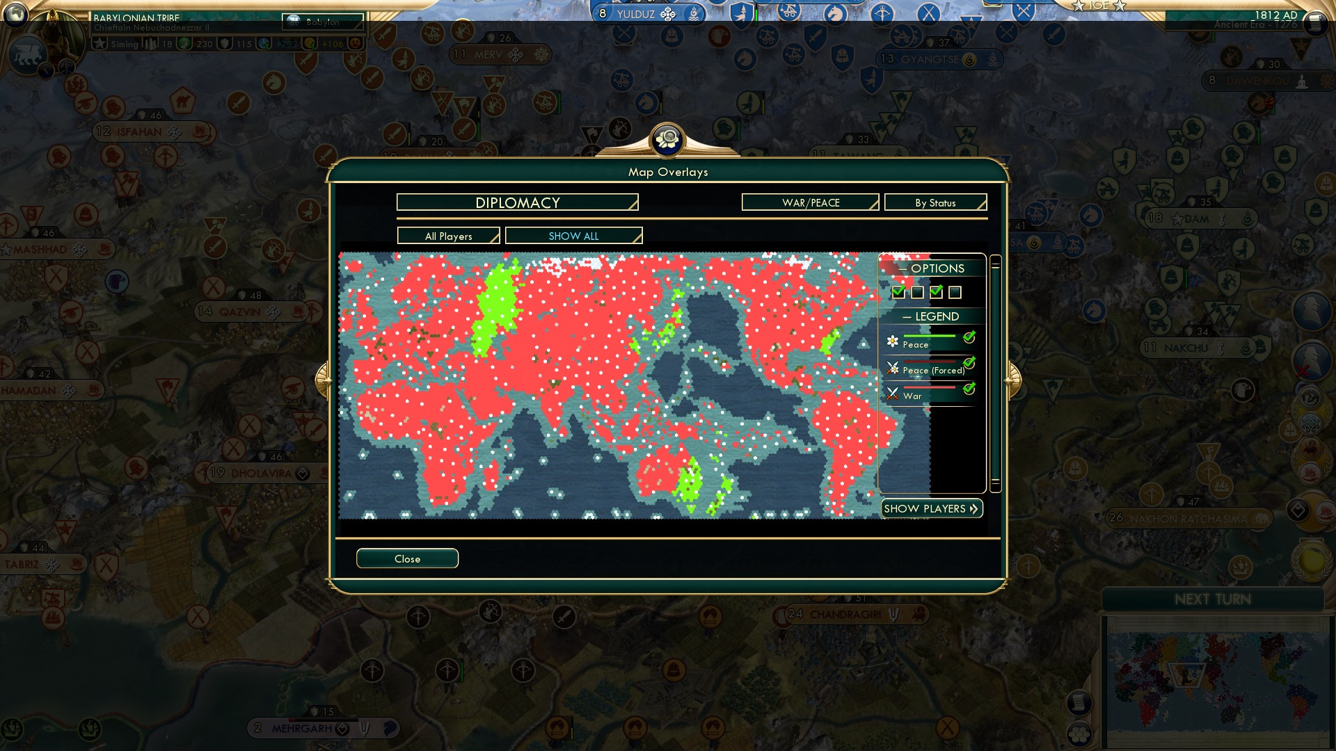CBR In-Game Screenshot of Abandonment of Peace