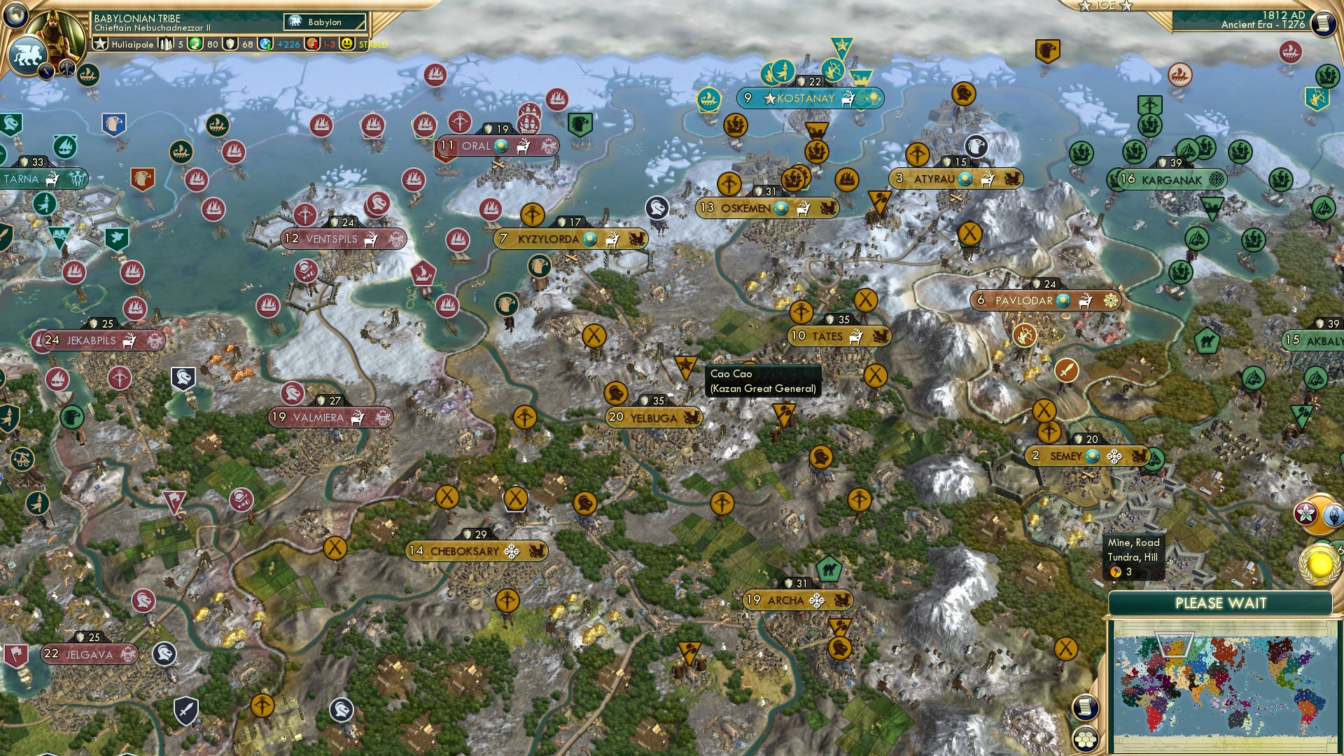 CBR In-Game Screenshot of Romance of the Three Military Dictatorships