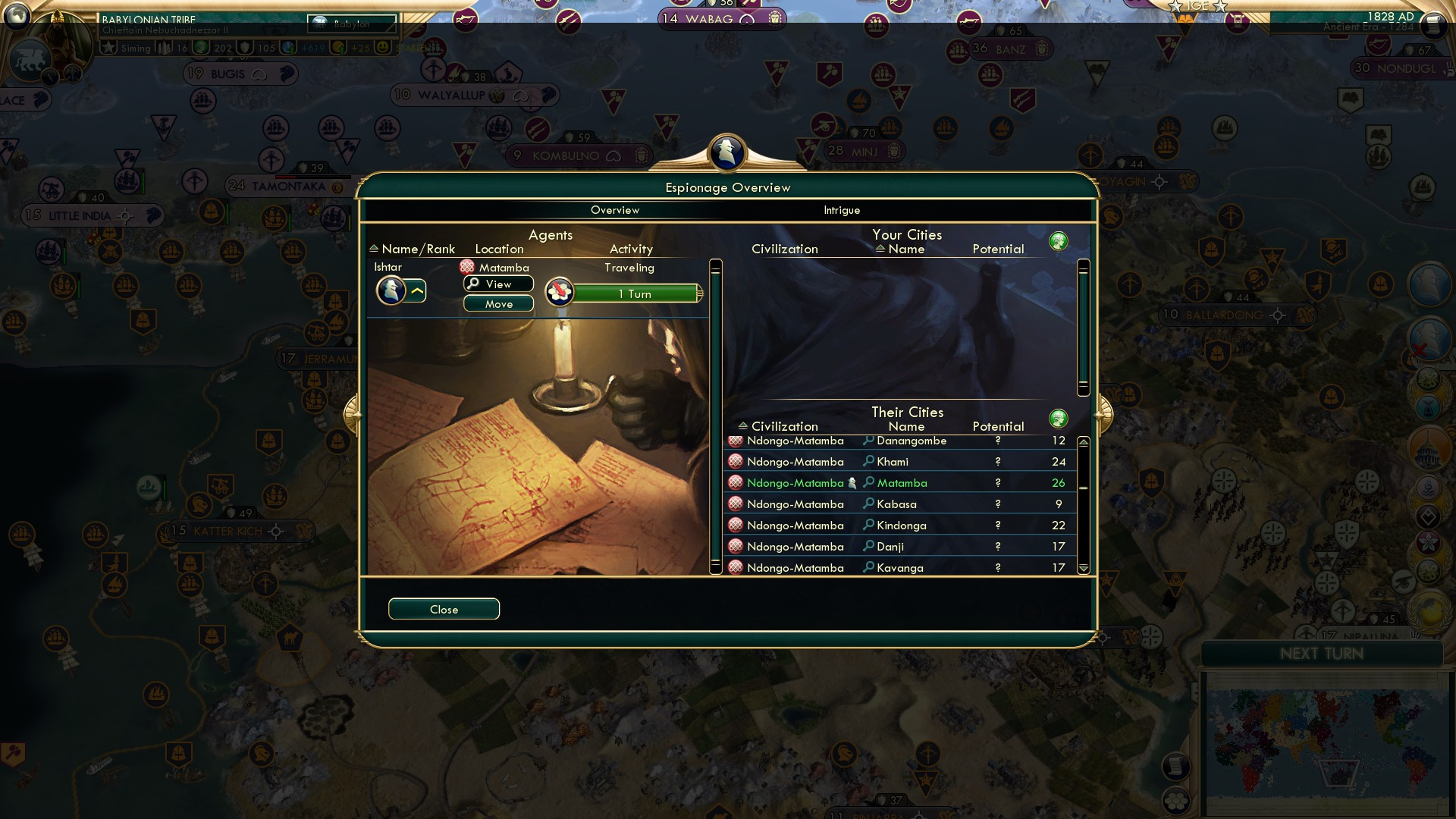 CBR In-Game Screenshot of Ms. Worldwide