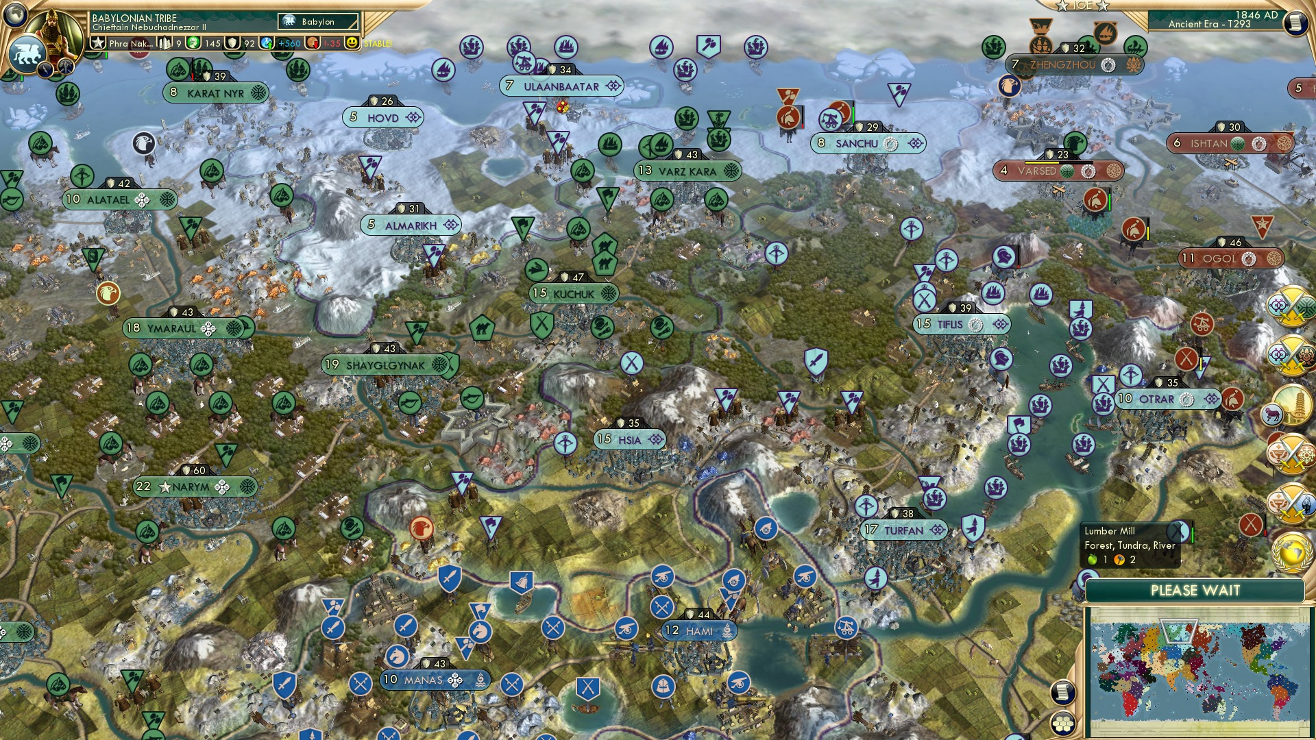 CBR In-Game Screenshot of Snow And Horses