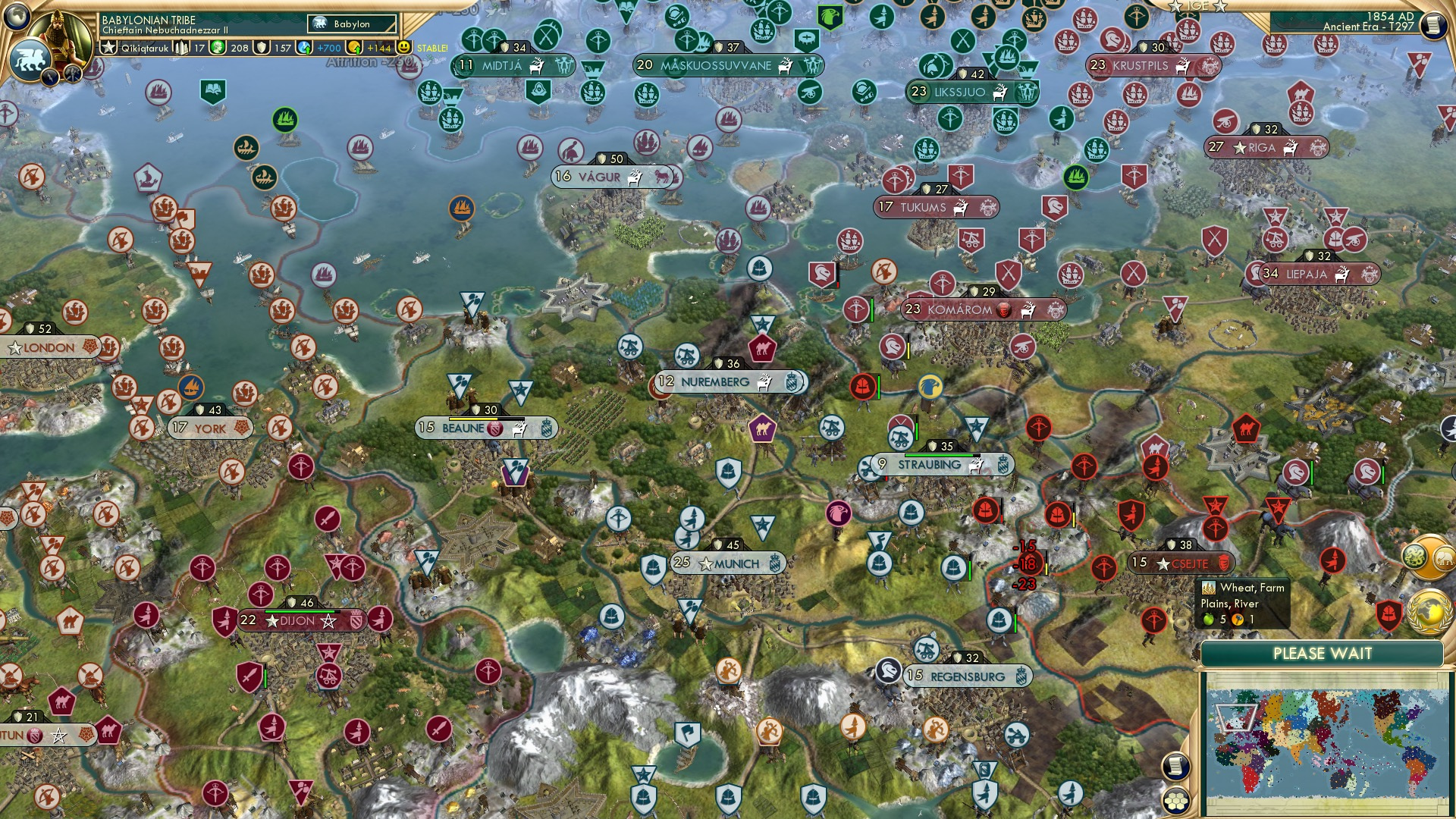 CBR In-Game Screenshot of Squidward On A Chair