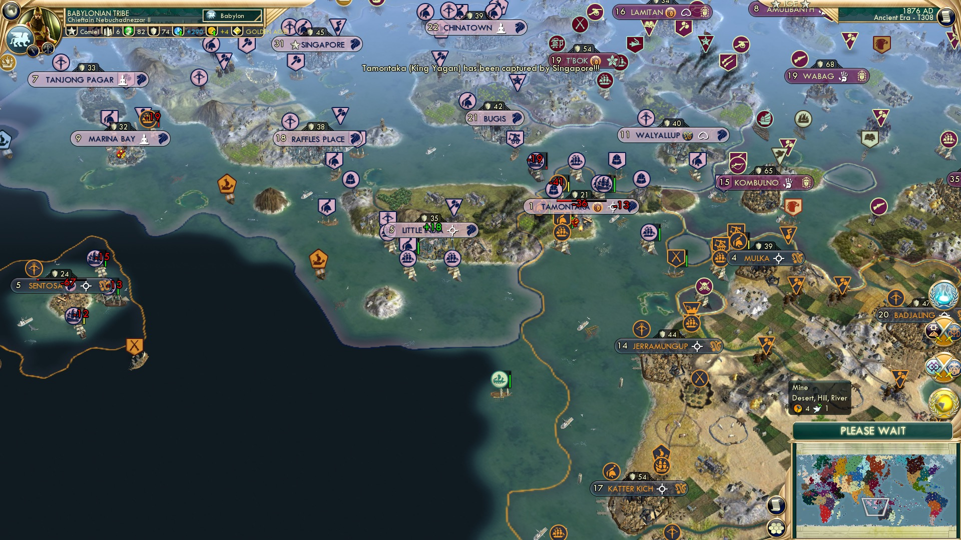 CBR In-Game Screenshot of Go Back To Australia!