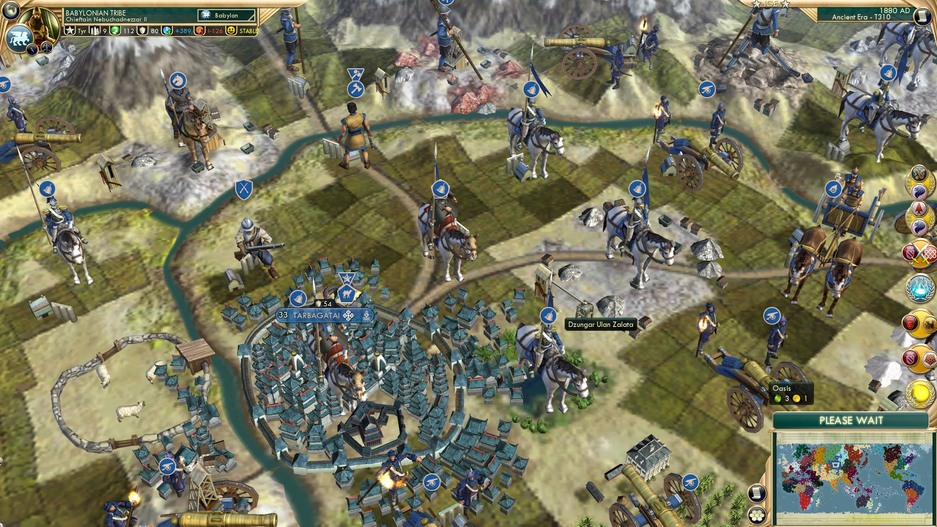 CBR In-Game Screenshot of That New Unique Unit Smell