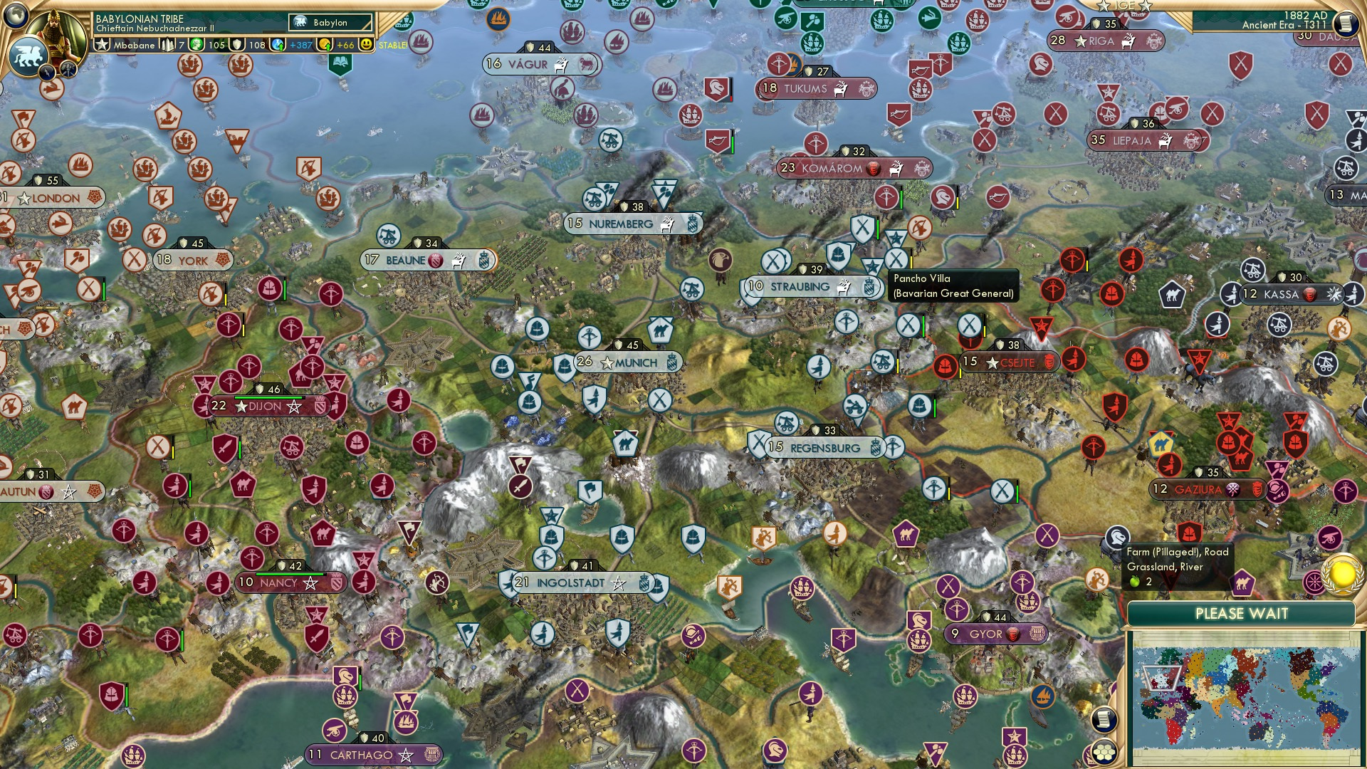 CBR In-Game Screenshot of An Impending Bavarian Revolution?